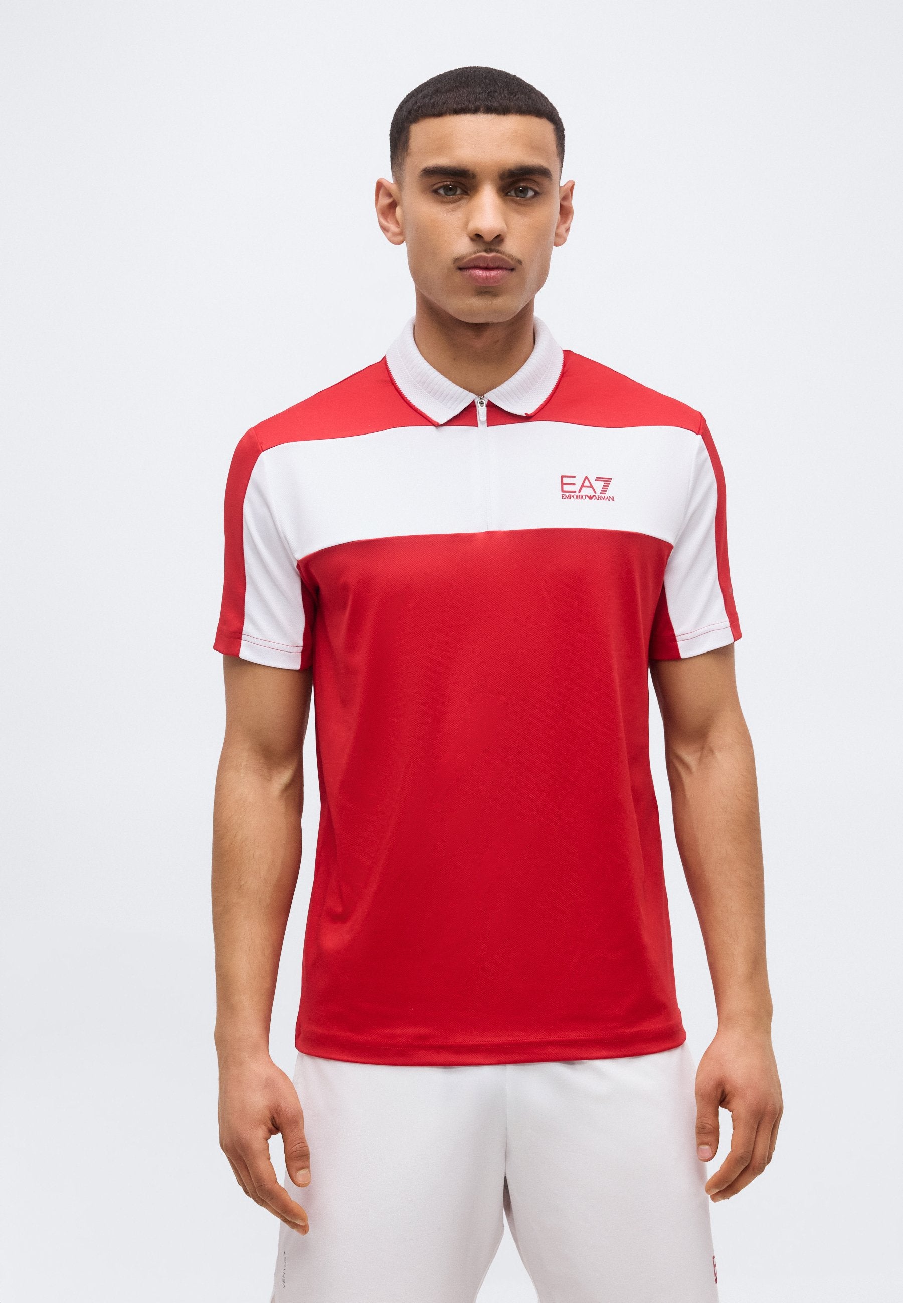 TENNIS PRO COLOURBLOCK - Polo shirt - haute red
