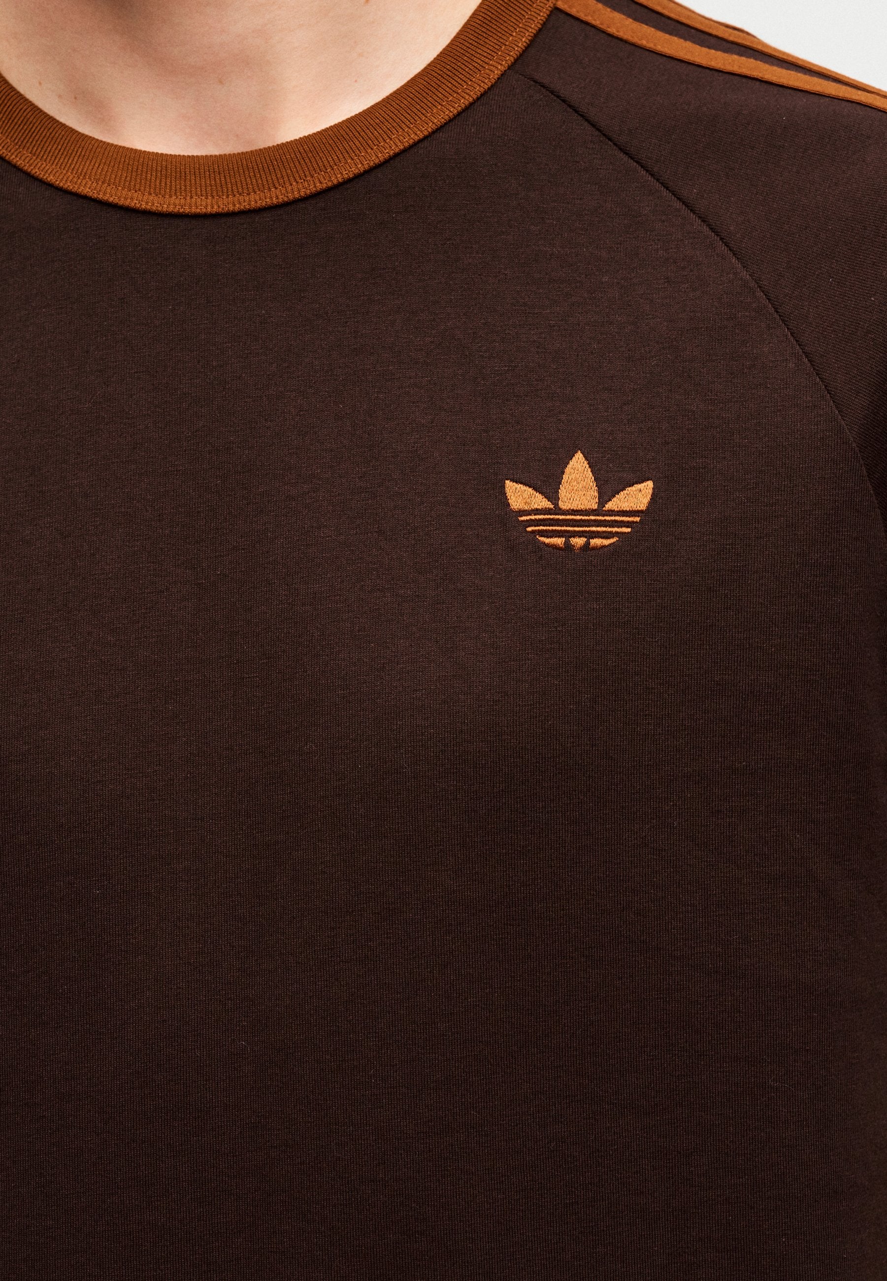 3S TEE - Print T-shirt - aurora coffee/dusky bronze