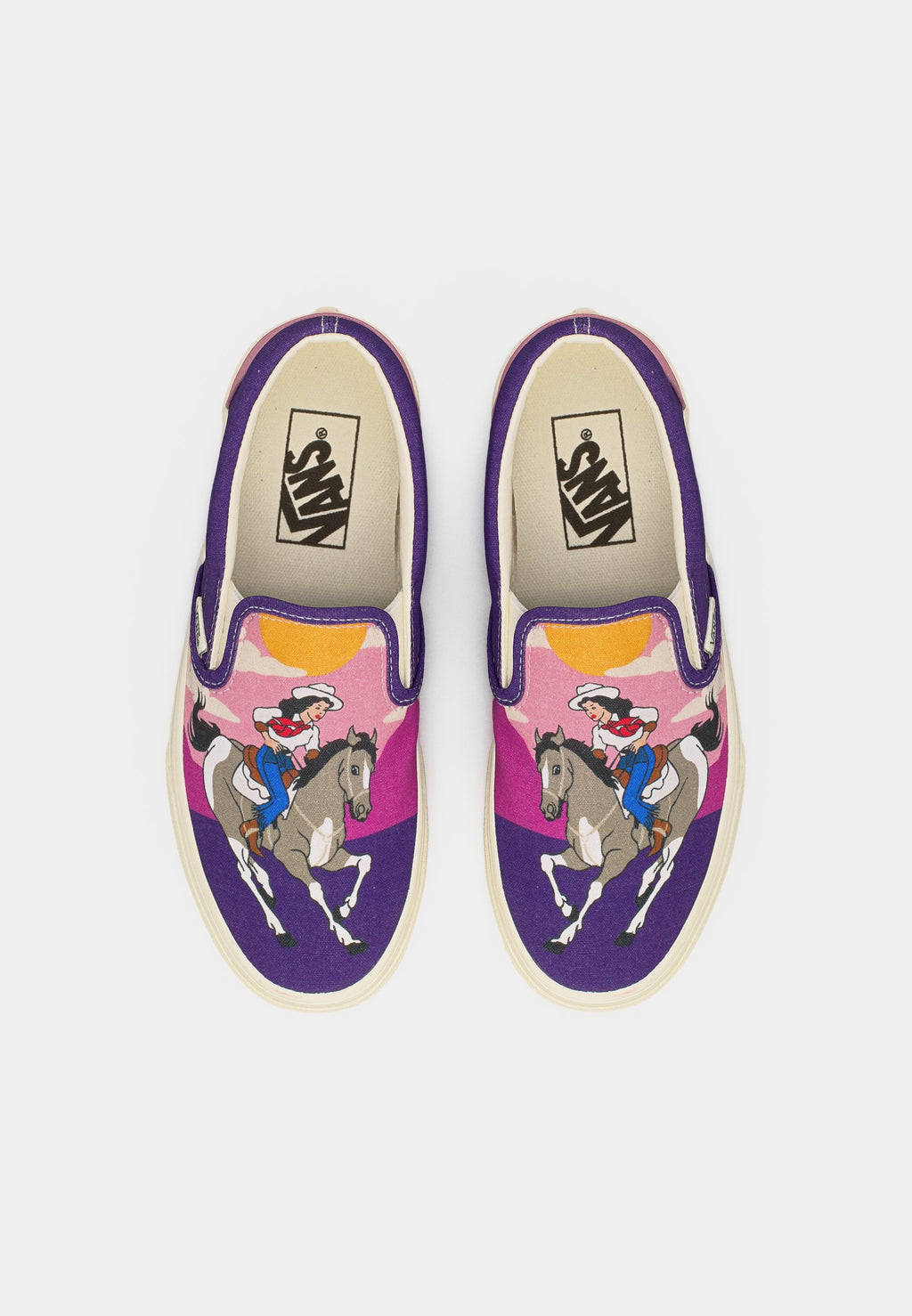 CLASSIC SLIP ON UNISEX - Trainers - purple/multi-coloured