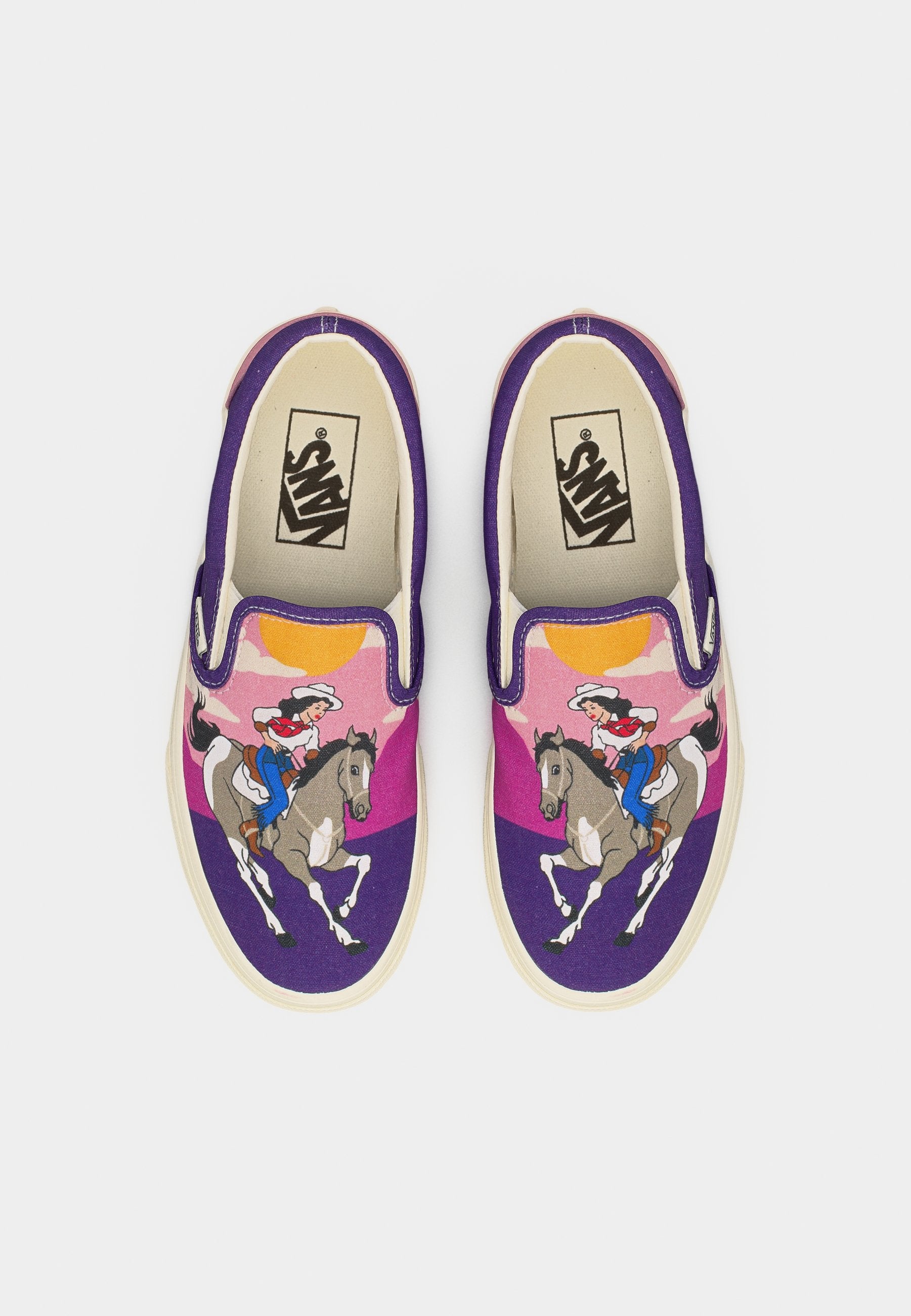 CLASSIC SLIP ON UNISEX - Trainers - purple/multi-coloured