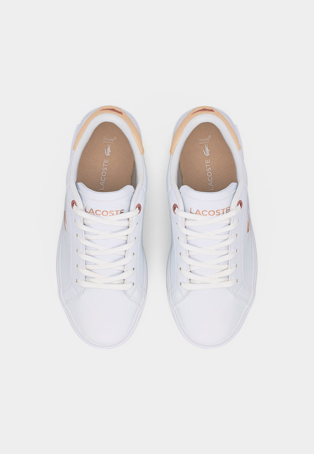 JUNIOR POWERCOURT BLUSH LACES - Trainers - white/light pink