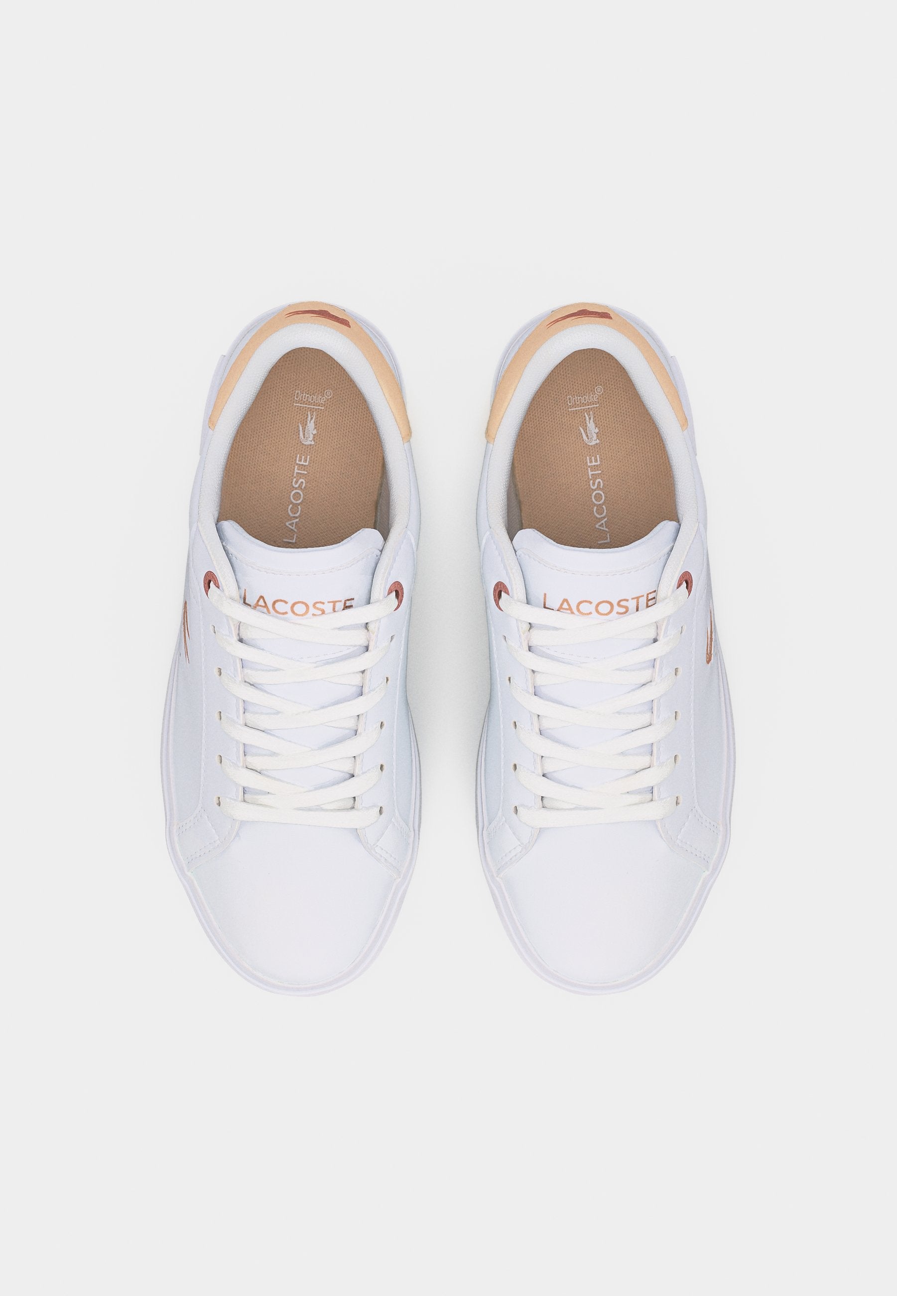 JUNIOR POWERCOURT BLUSH LACES - Trainers - white/light pink