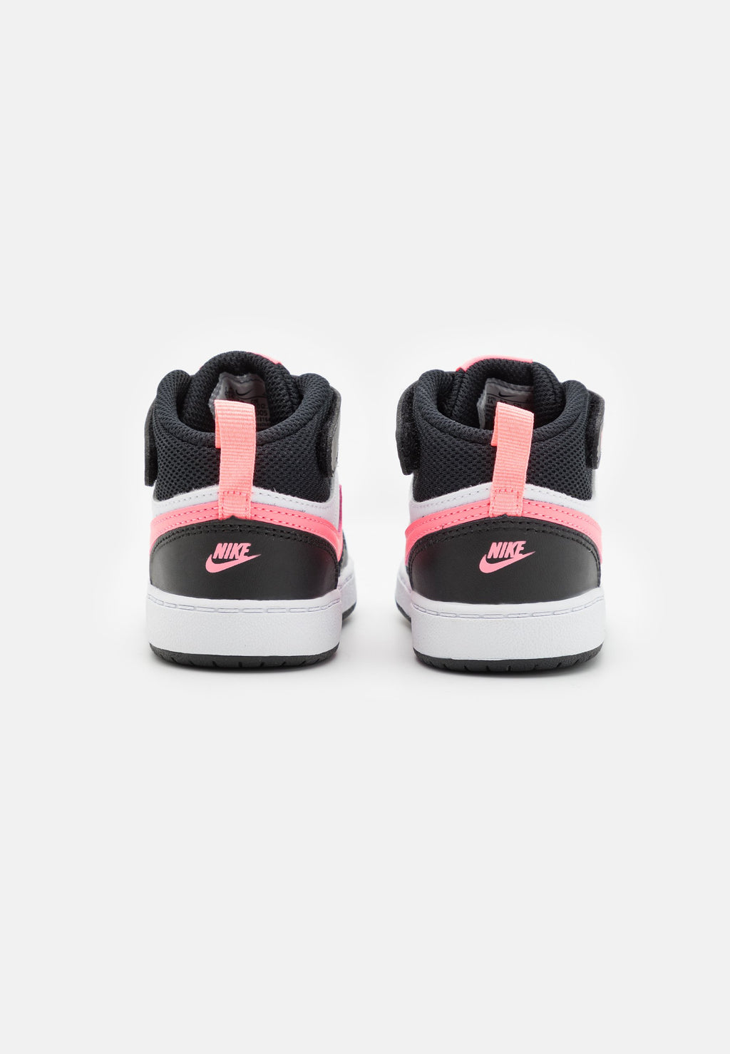 COURT BOROUGH UNISEX - Yüksek bilekli spor ayakkabı - siyah/sunset pulse/beyaz