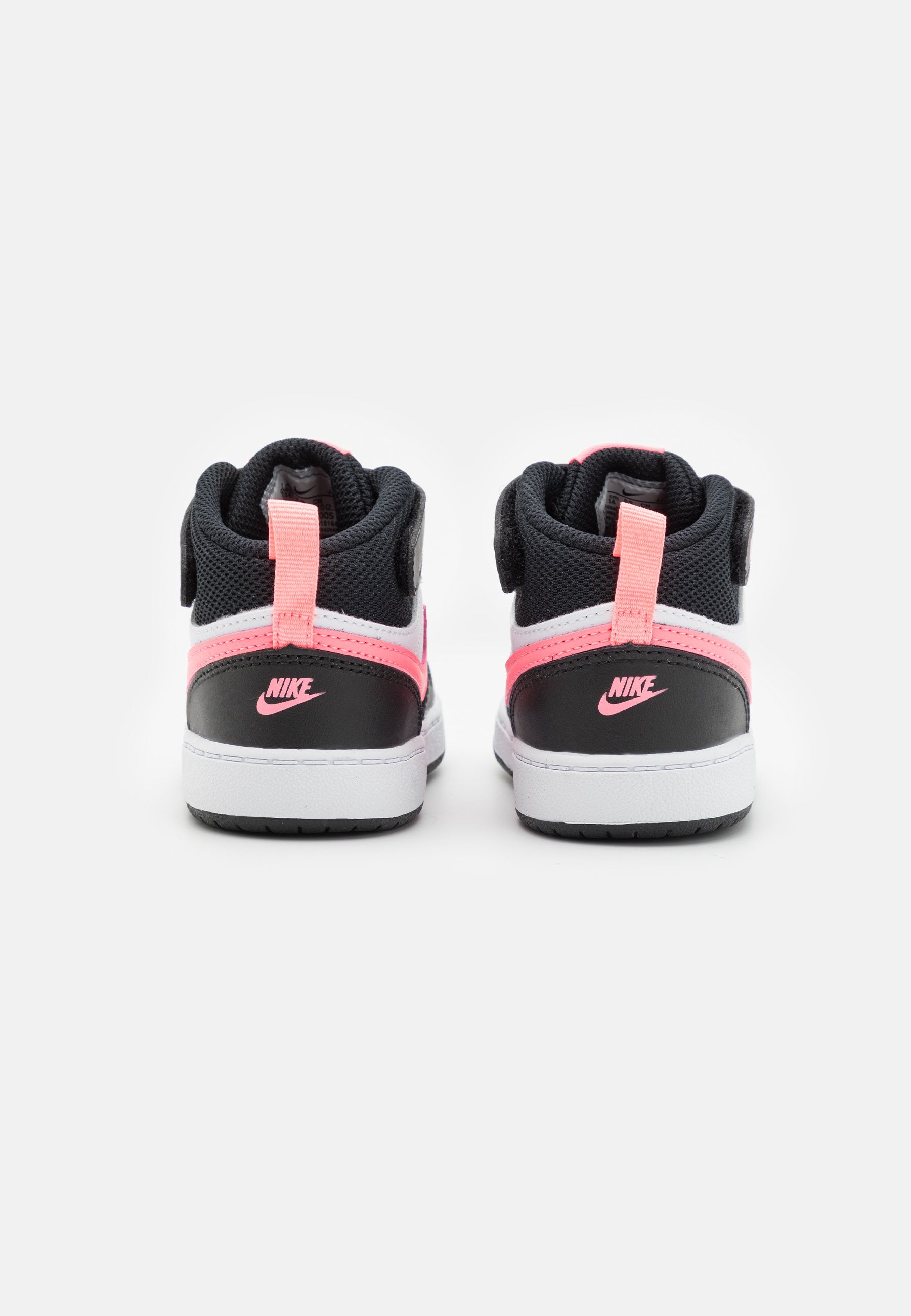 COURT BOROUGH UNISEX - Yüksek bilekli spor ayakkabı - siyah/sunset pulse/beyaz