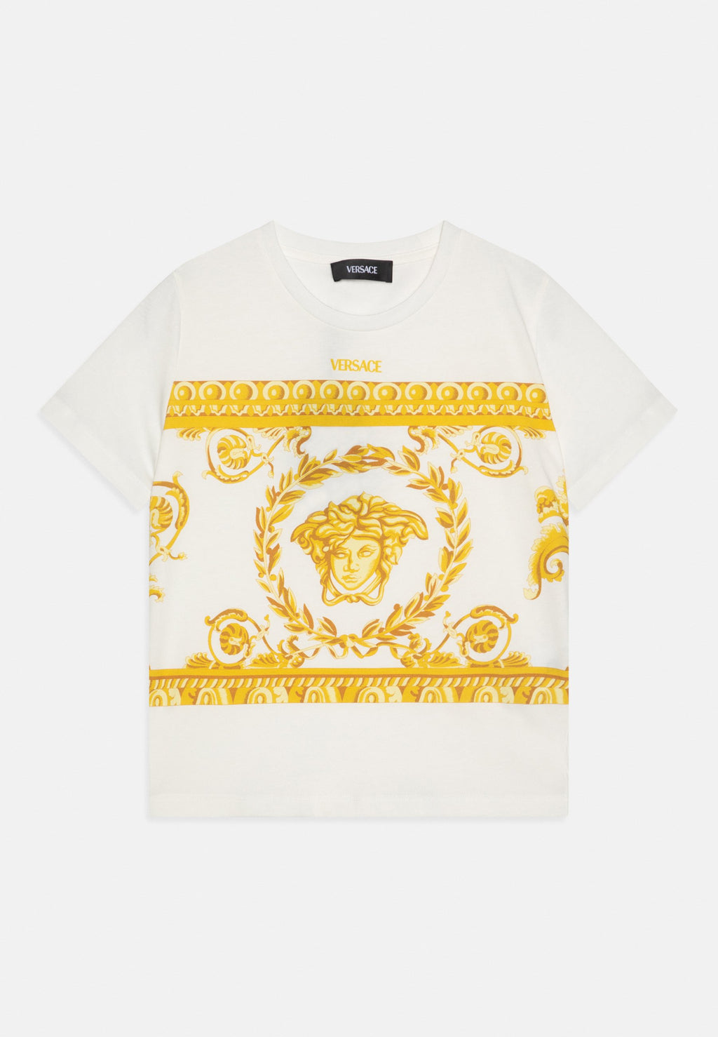 GARLAND MEDUSA PRINT UNISEX - Print T-shirt - white/gold
