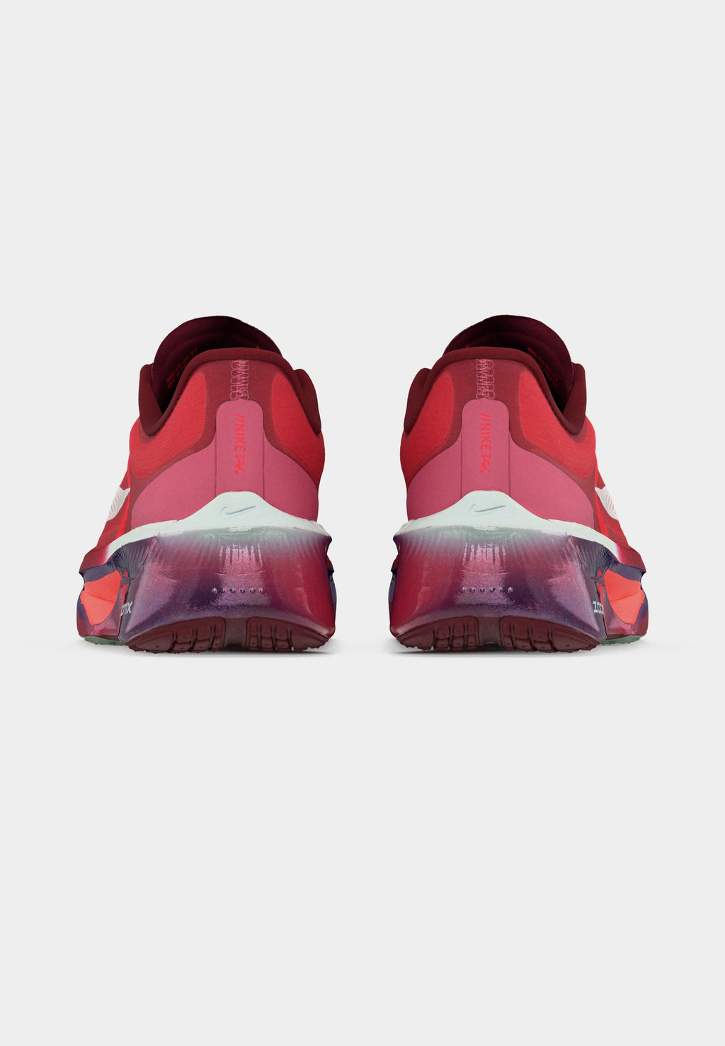 ZOOM FLY 6 SE - Chaussures de running sur route - team red/barely green/bright crimson/peony/steam/atomic pink