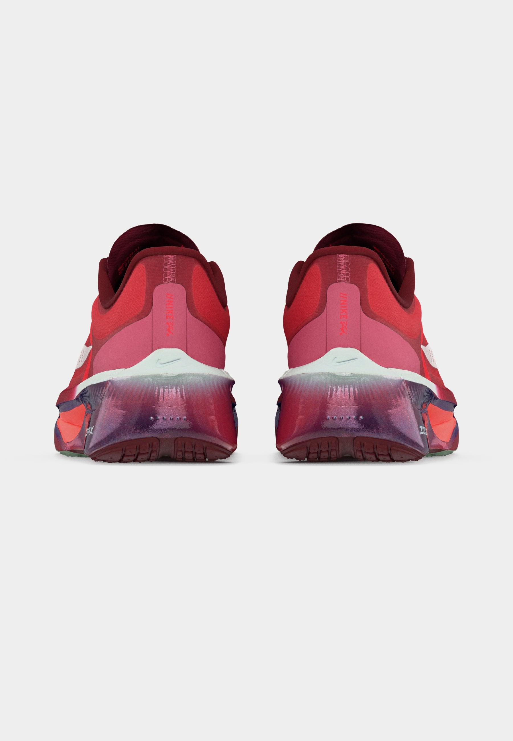 ZOOM FLY 6 SE - Chaussures de running sur route - team red/barely green/bright crimson/peony/steam/atomic pink