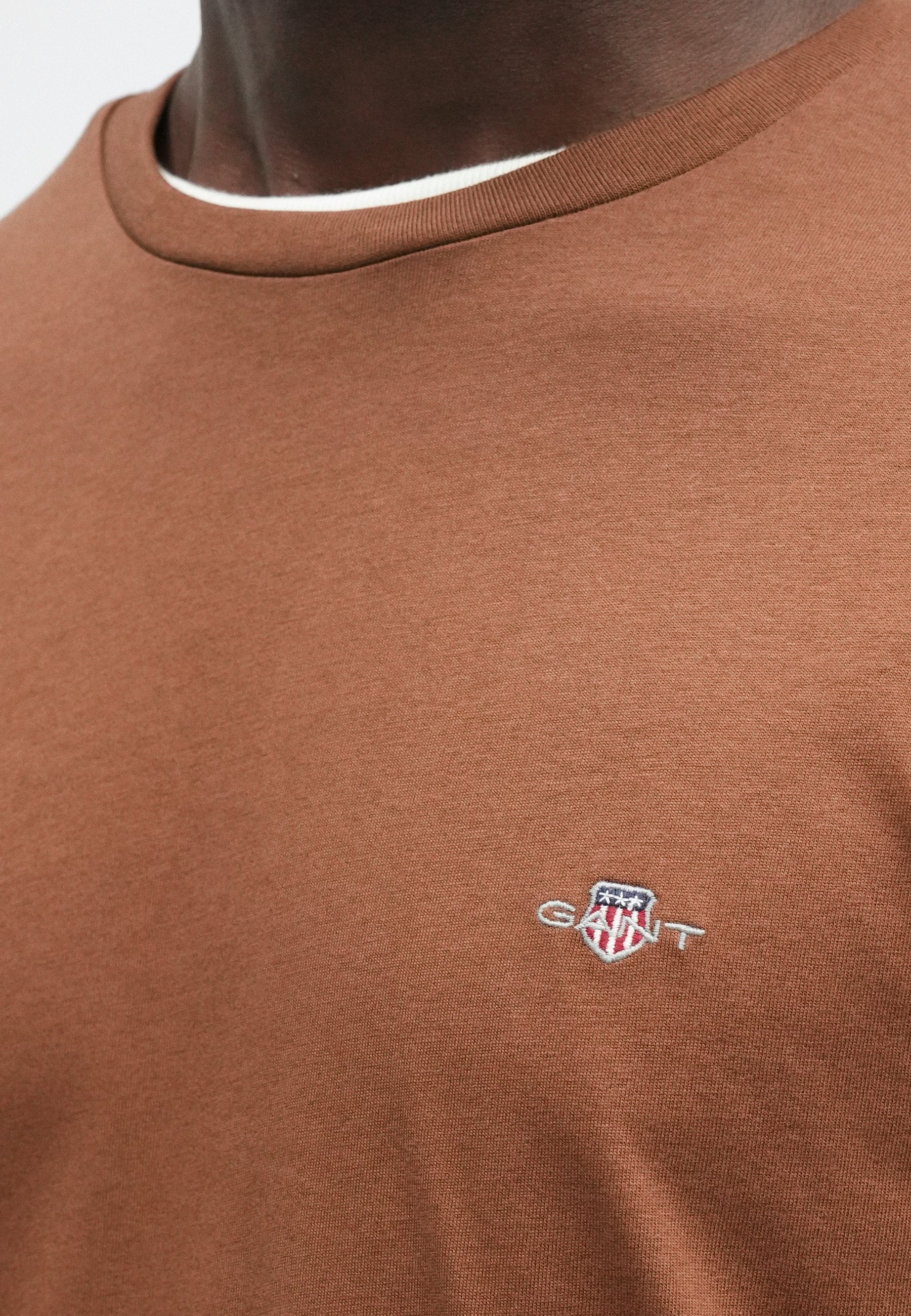 SHIELD - Long sleeved top - mahogany brown