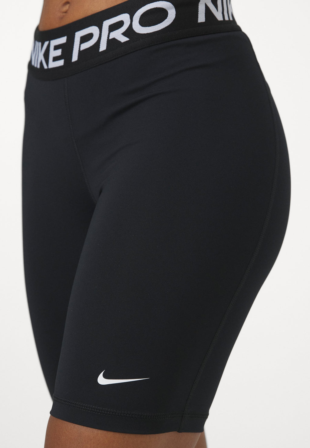 SHORT - Leggings - black/white