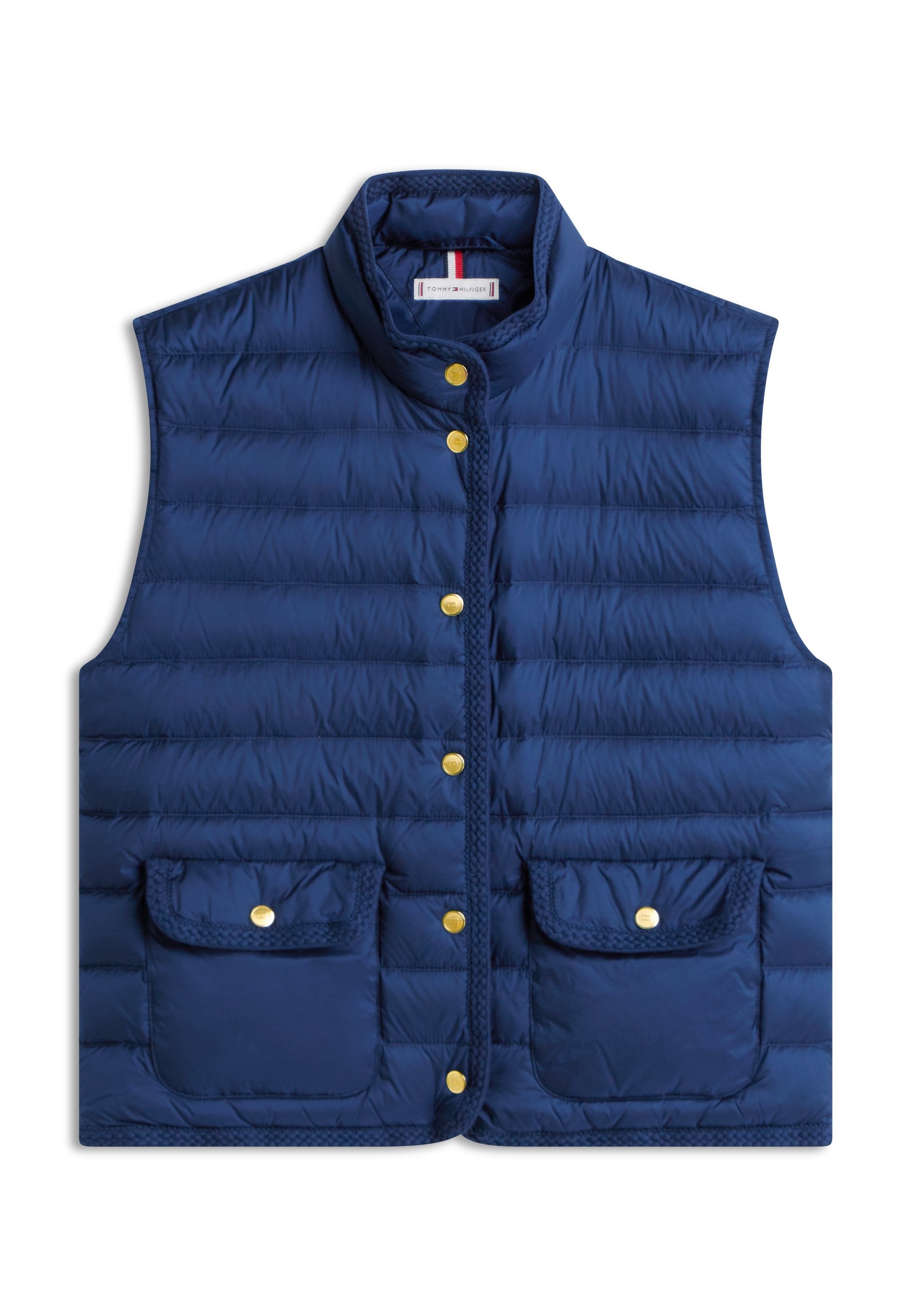 SHINY LIGHTWEIGHT DOWN SLIM GILET - Waistcoat - dark night navy