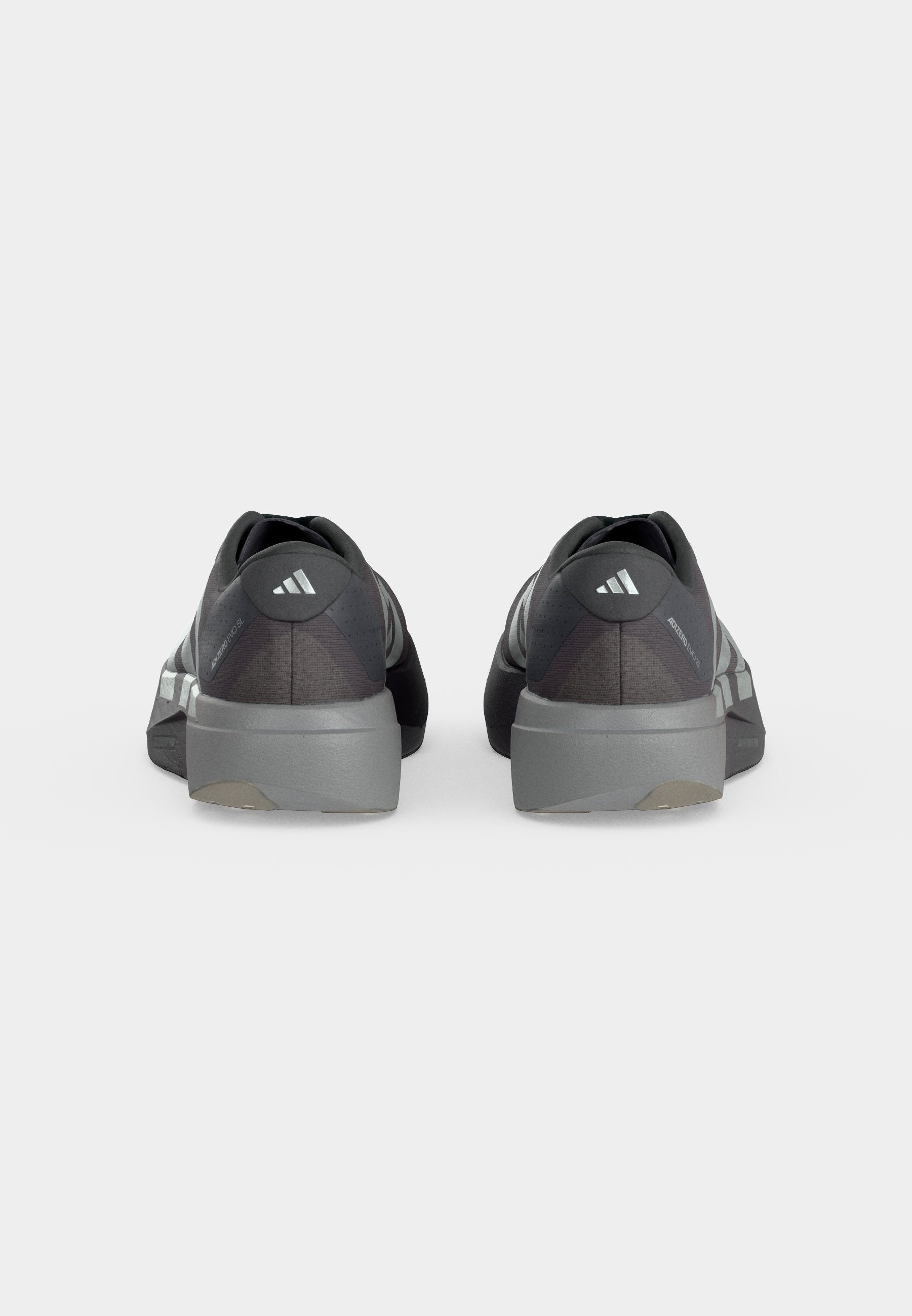 ADIZERO EVO SL M - Trainers - grey strata/silver-coloured metallic/light granite