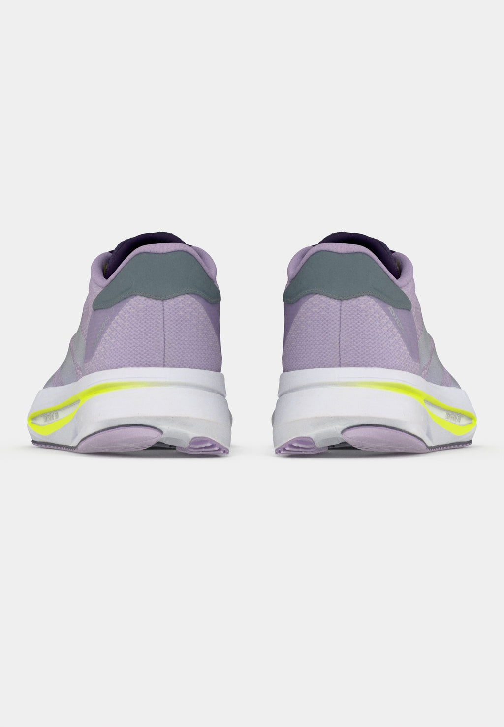 ADIZERO SL2 - Road running shoes - powder plum/silver-coloured metallic/solar yellow