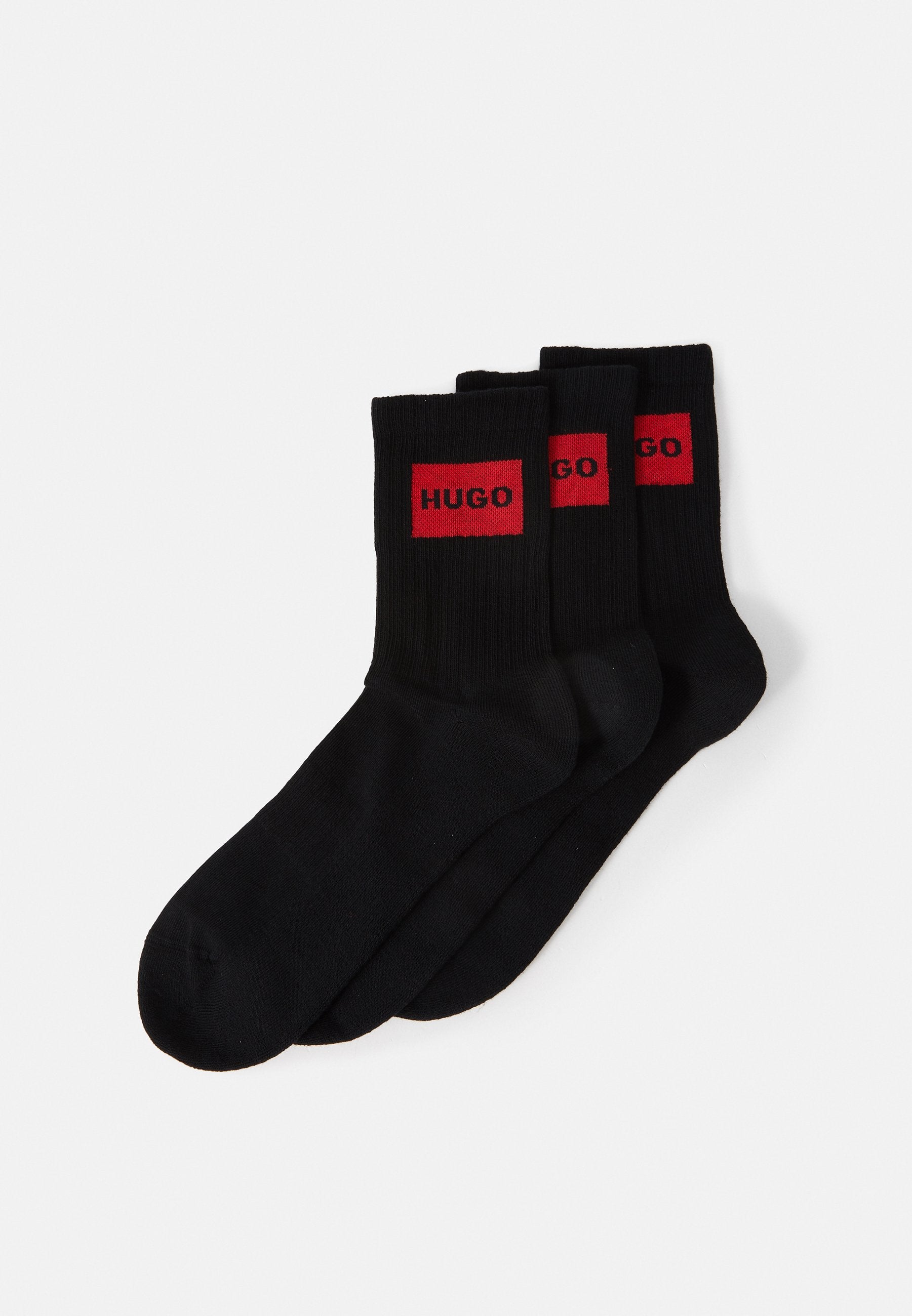 LABEL 3 PACK - Socks - black