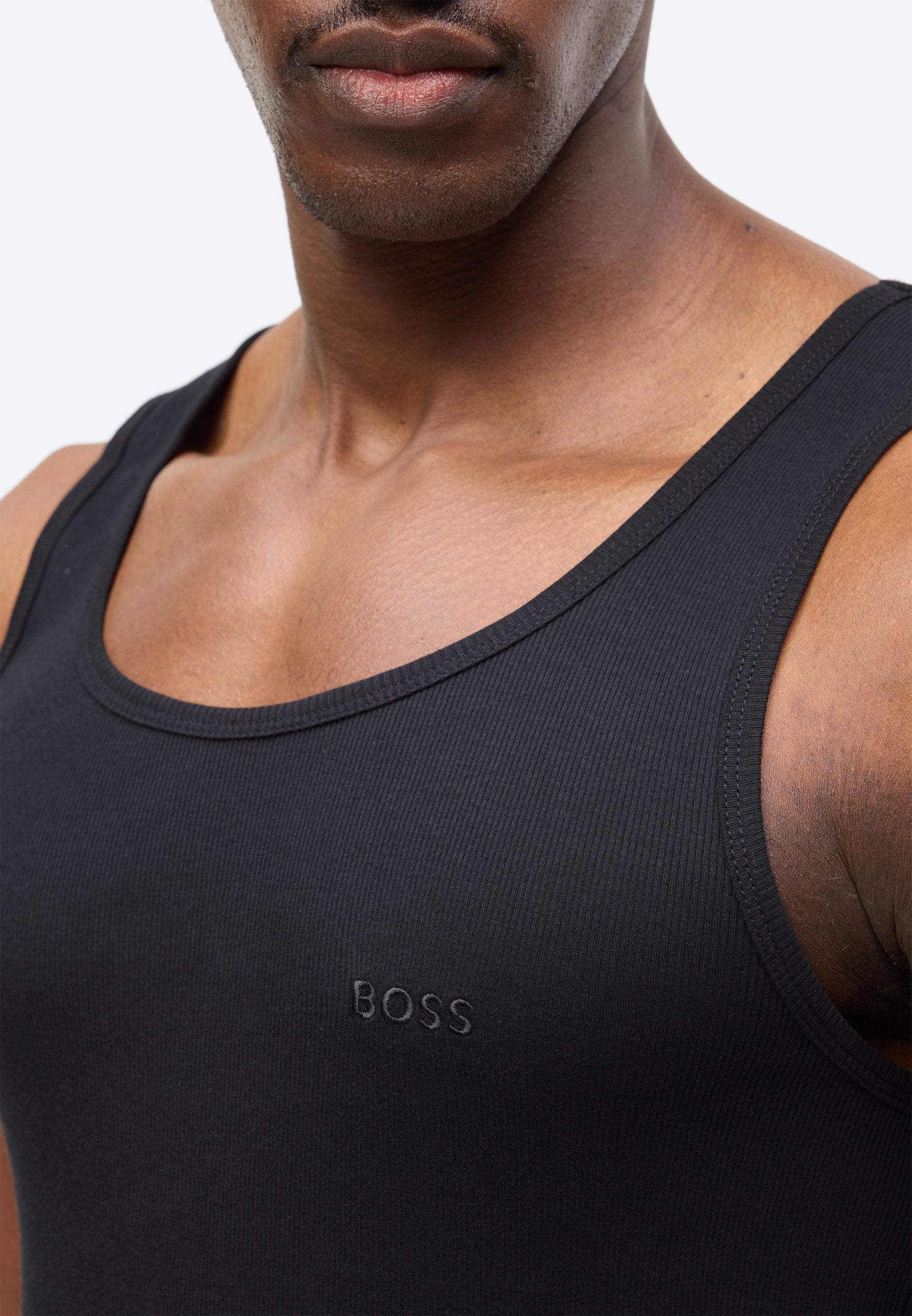 3 PACK - Undershirt - black/grey/white