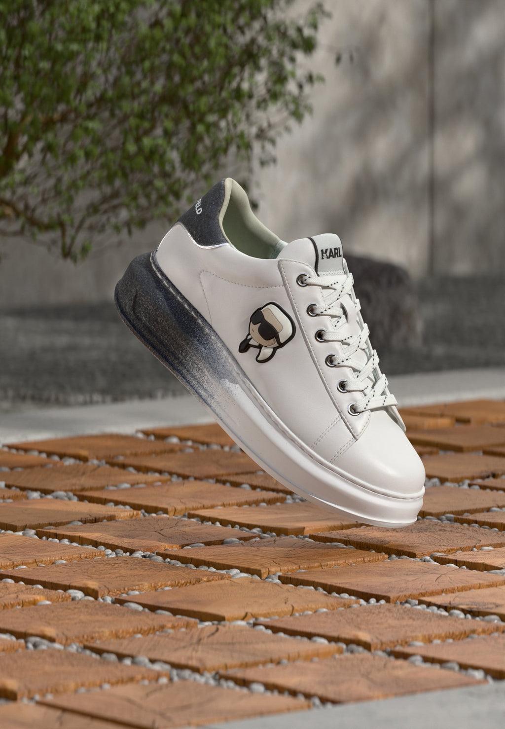 KAPRI OMBRE LACE - Trainers - white