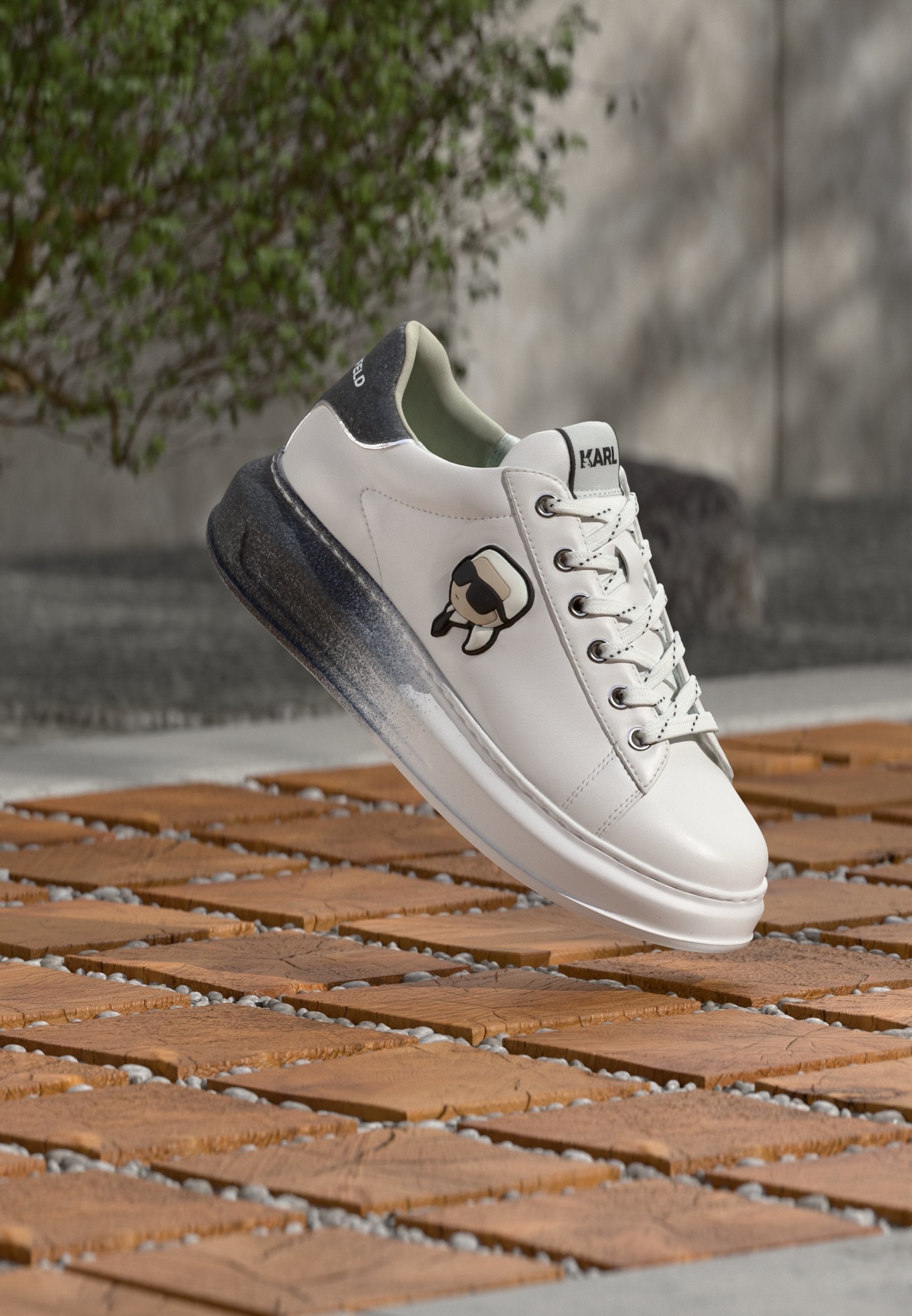 KAPRI OMBRE LACE - Trainers - white