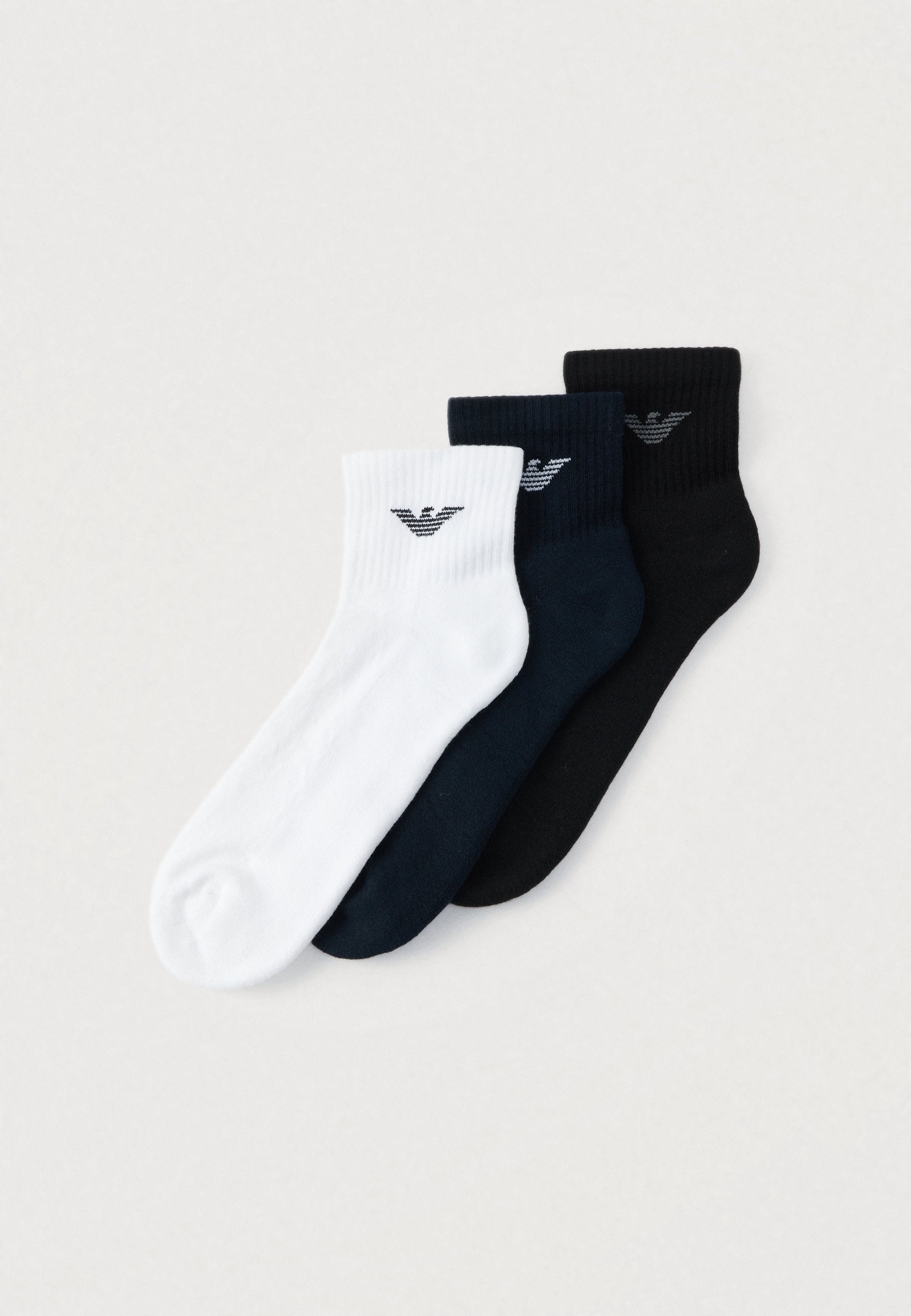 ANKLE SOCKS 3 PACK - Socks - white/black/marine