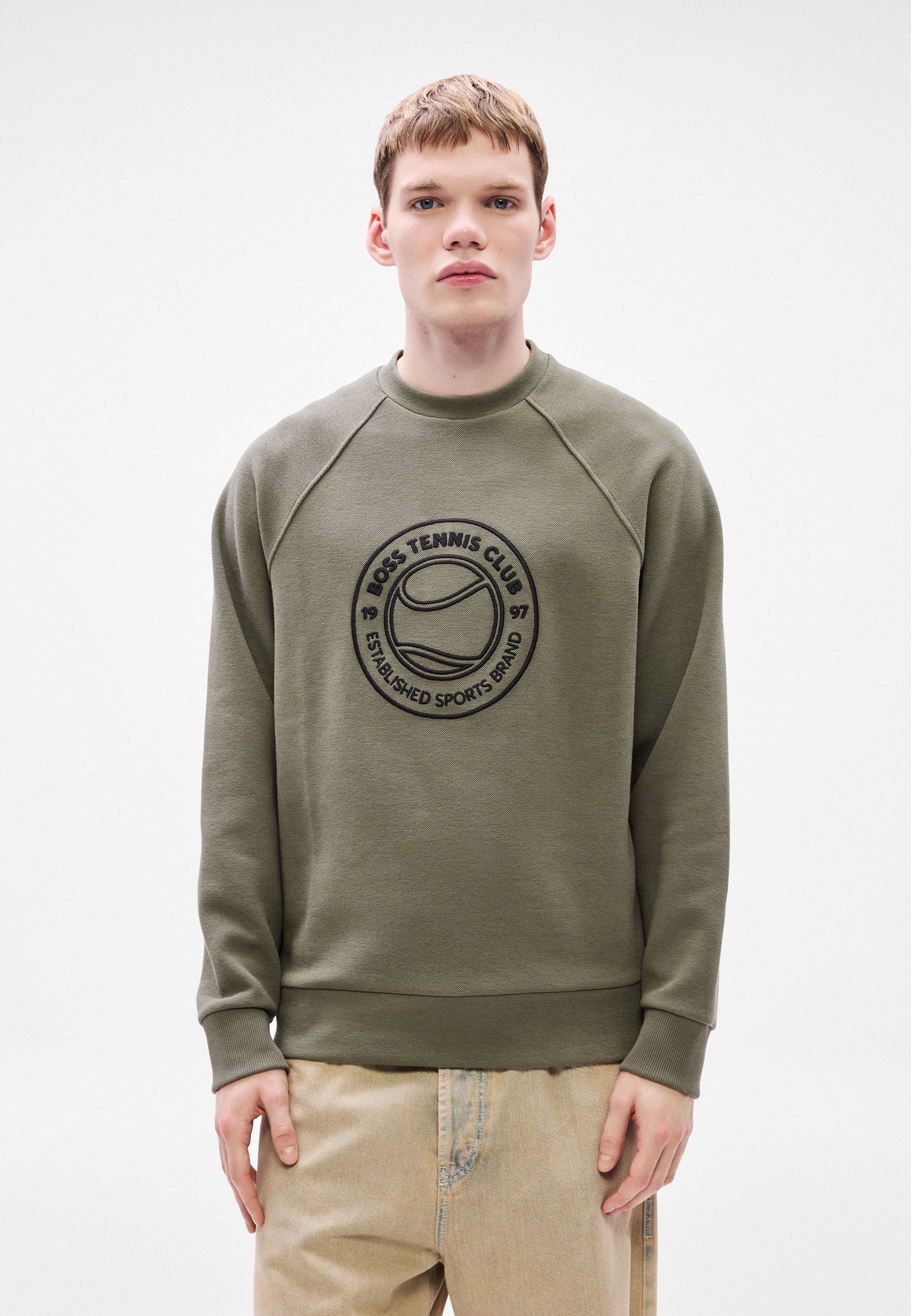 JOIN SALBO - Sweatshirt - dark beige
