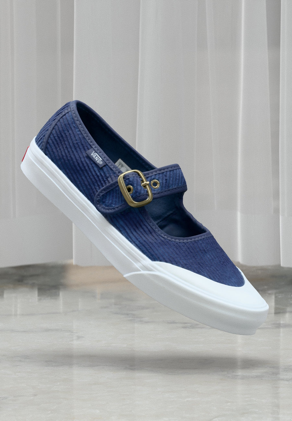 MARY JANE - Ankle strap ballet pumps - deep indigo