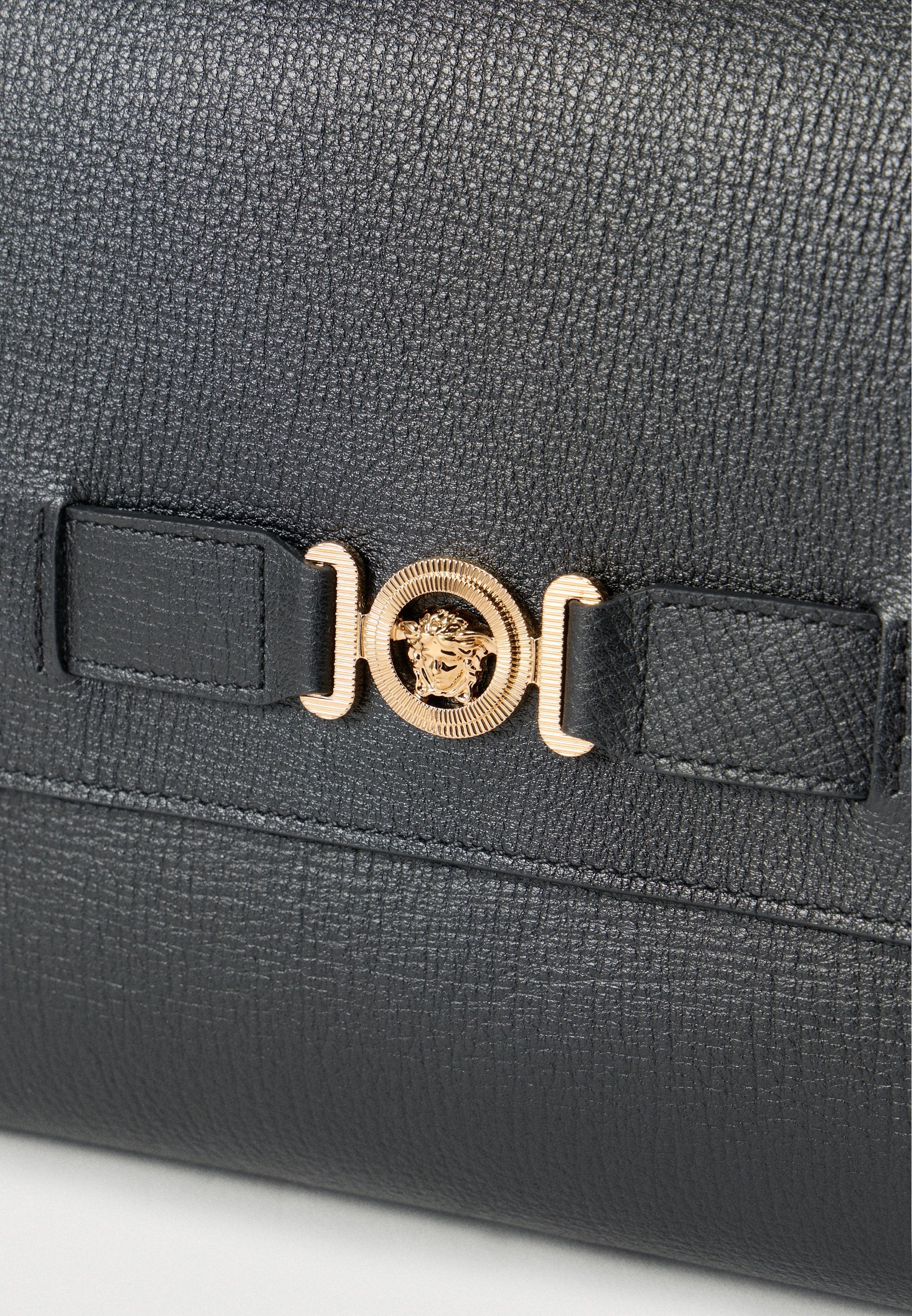 MESSENGER UNISEX - Cross body bag - black/gold-coloured