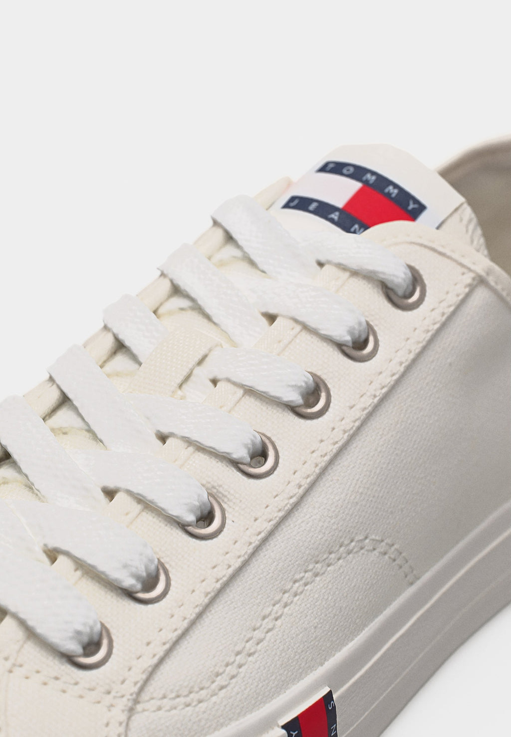 ARCHIVE FLAG STRIPE CANVAS TRAINERS - Trainers - ecru