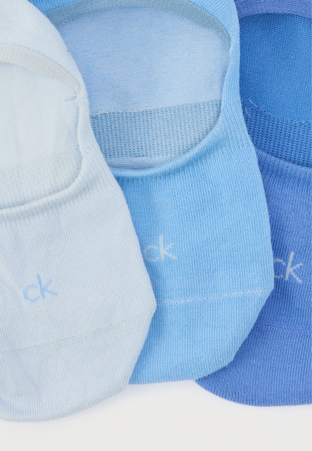 WOMEN FOOTIE 3 PACK - Invisible socks - sky blue