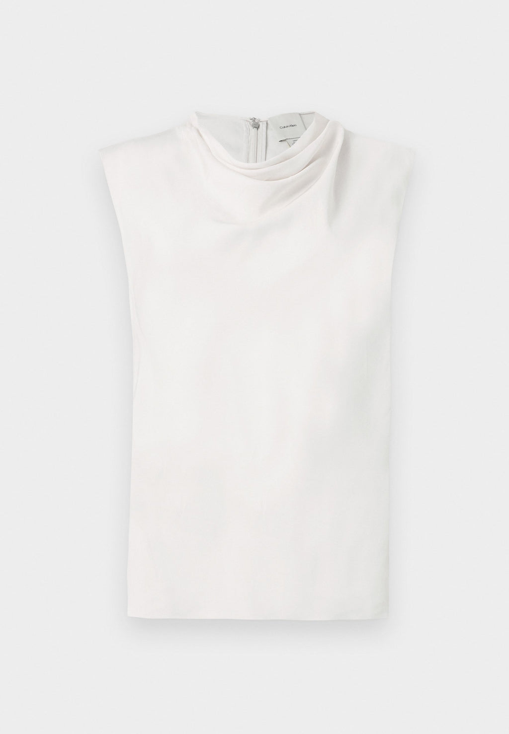 COWL NECK TANK - Top - white sand