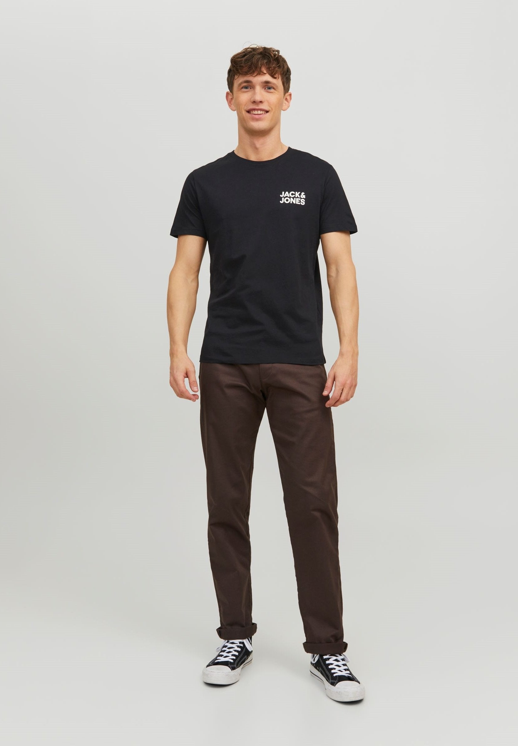 JJECORP LOGO TEE SS O-NECK NOOS - Basic T-shirt - black