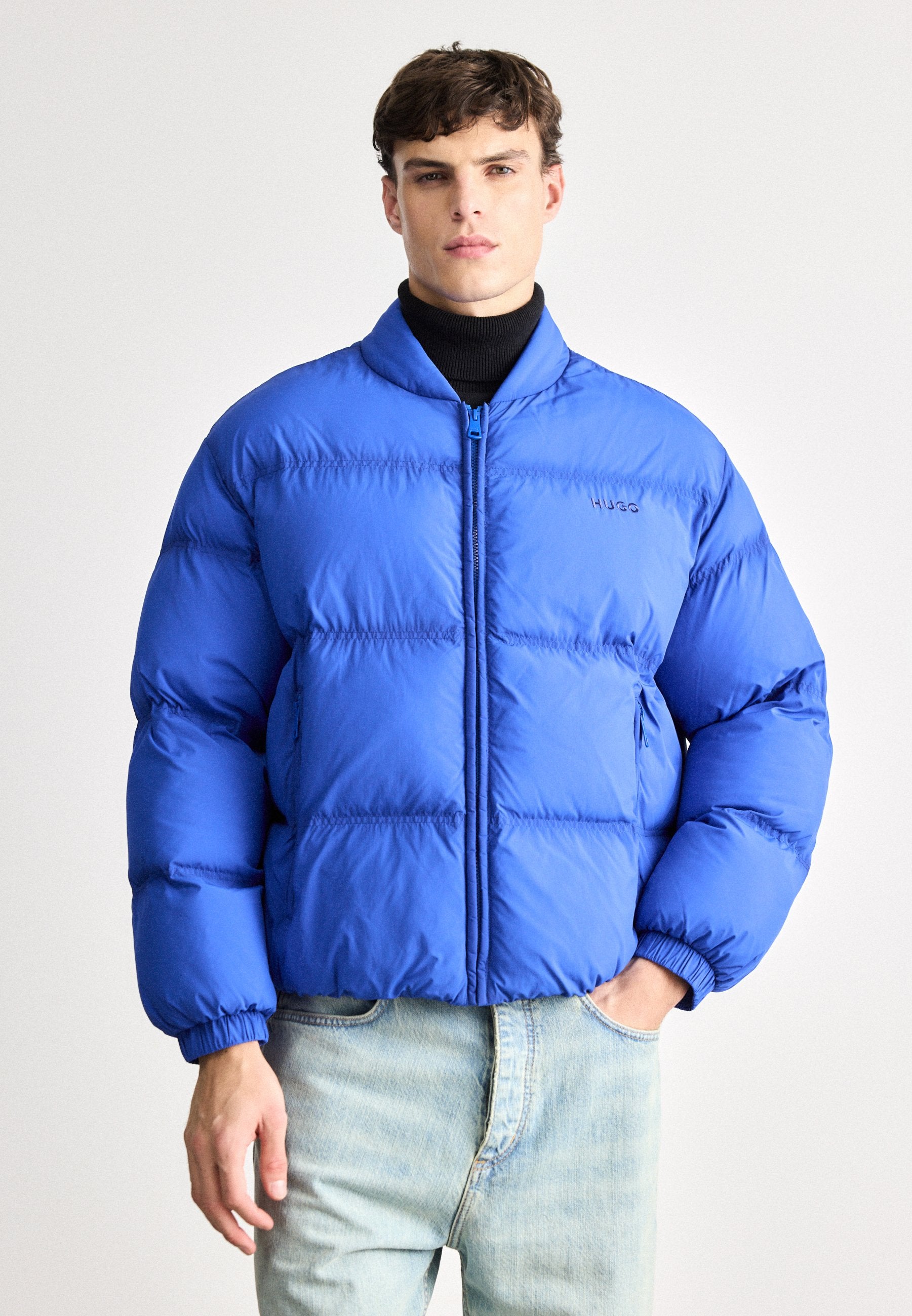 BRADEN - Winter jacket - open blue