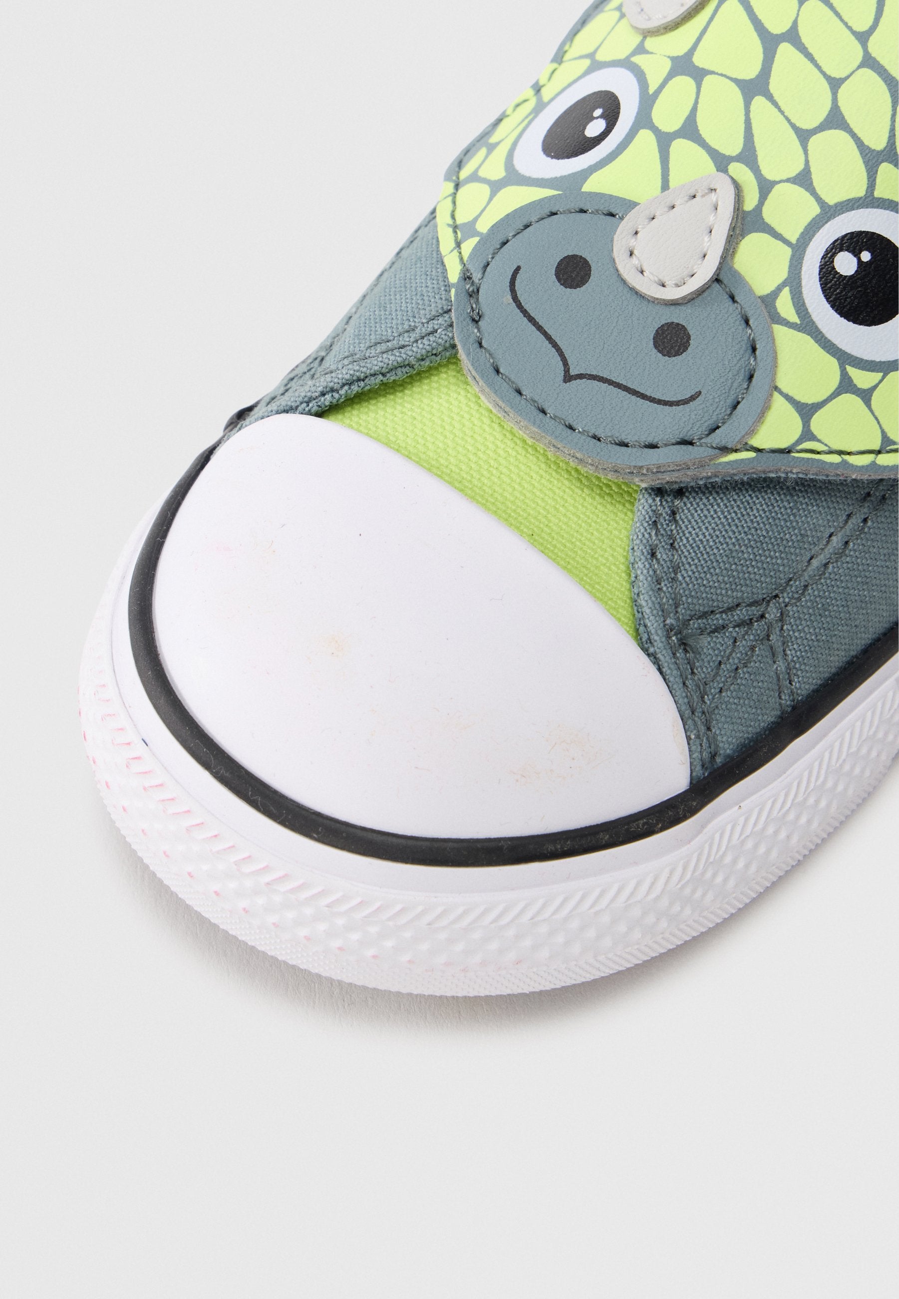 CHUCK TAYLOR ALL STAR ONE STRAP DINOS EASY-ON UNISEX - Trainers - mineral brew/neon mantis/white