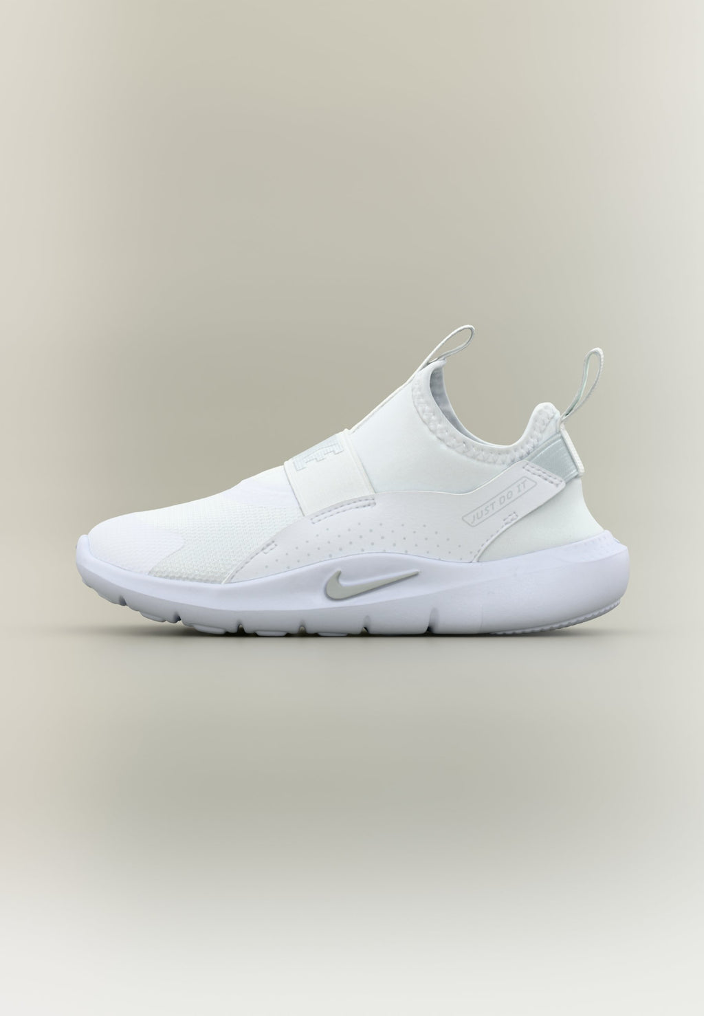 FLEX RUNNER UNISEX - Road running shoes - white/platinum-coloured tint
