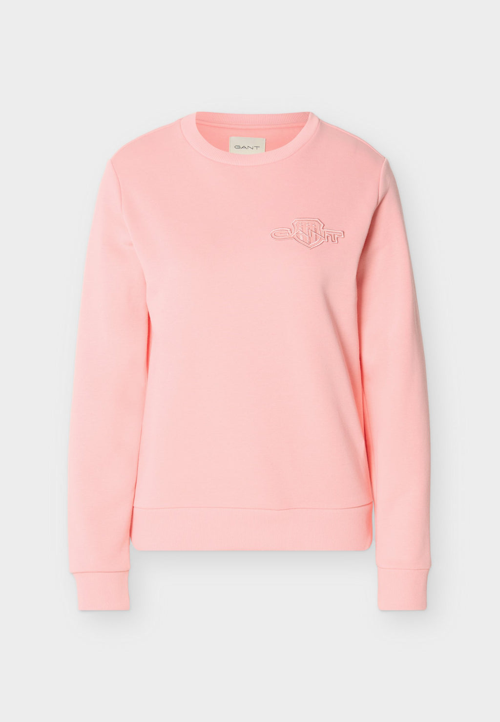 TONAL SHIELD C NECK - Sweatshirt - pink