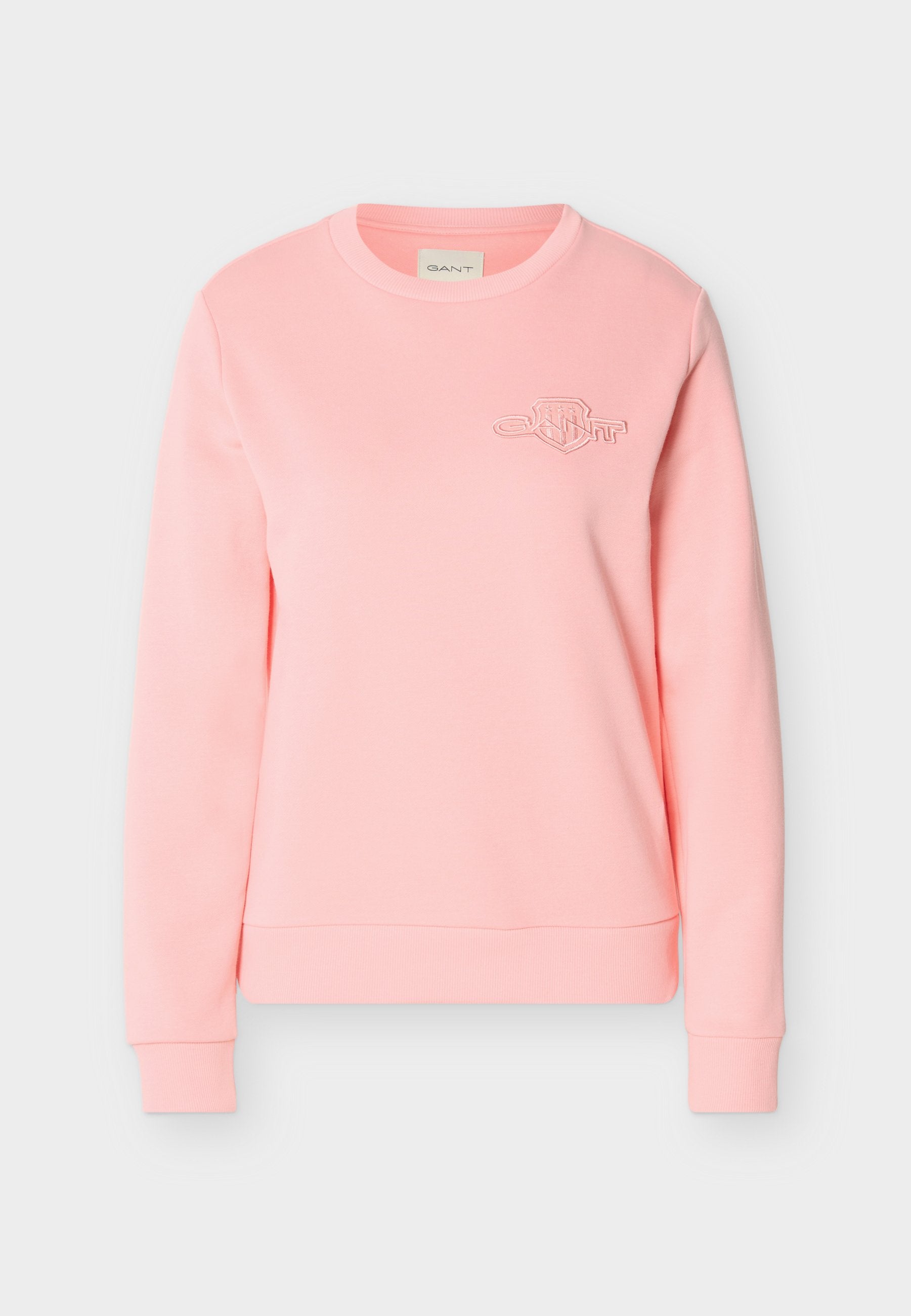 TONAL SHIELD C NECK - Sweatshirt - pink