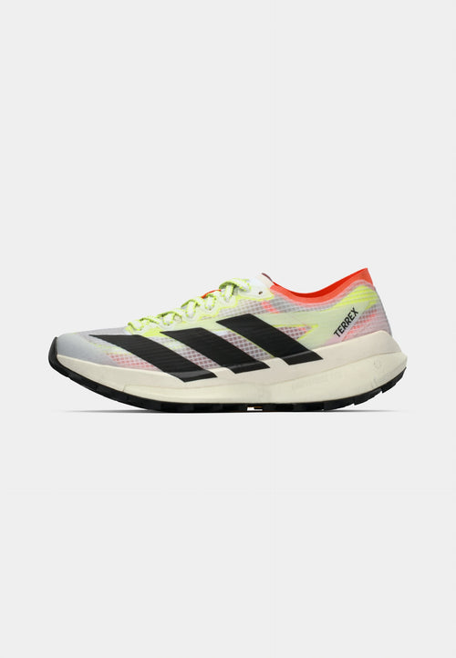 AGRAVIC SPEED 2 - Chaussures de trail - footwear white/core black/semi impact orange
