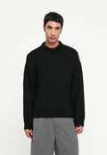 Knitted Knitted - Jumper - black