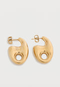 MARINA - Earrings - yellow gold-coloured