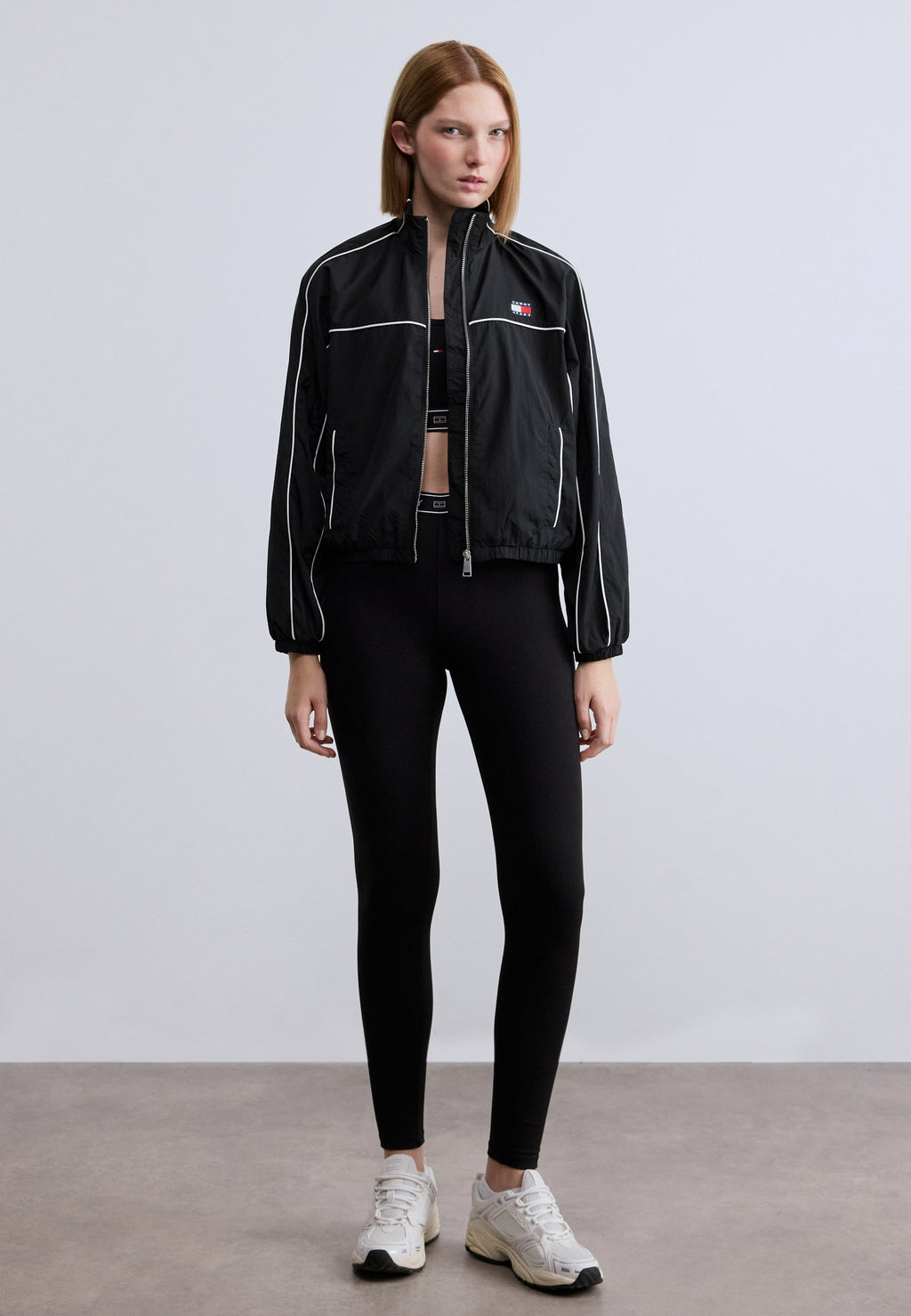 PIPING JACKET - Summer jacket - black