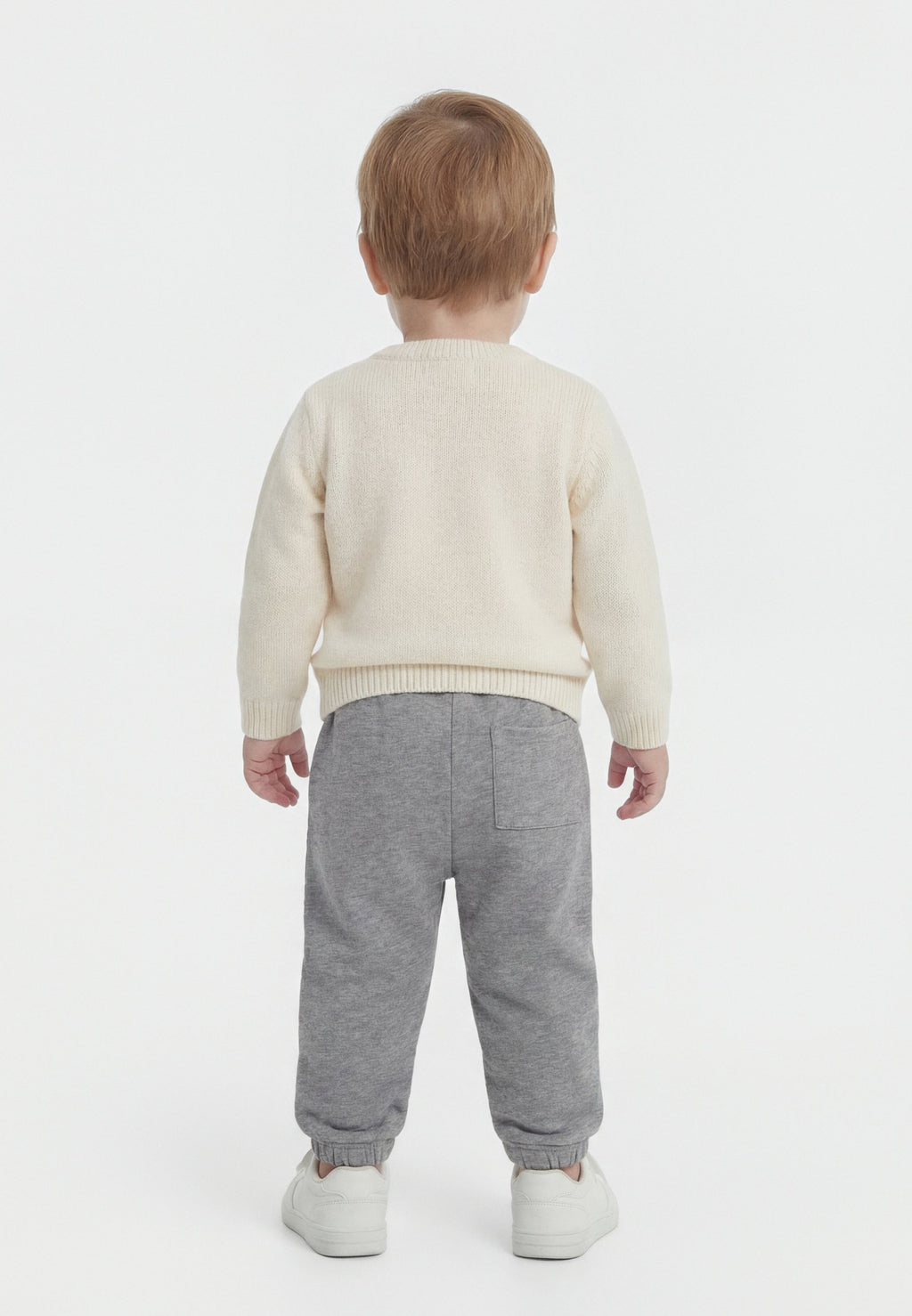 PANT LOGO KIDS PRINT UNISEX - Tracksuit bottoms - grey/white