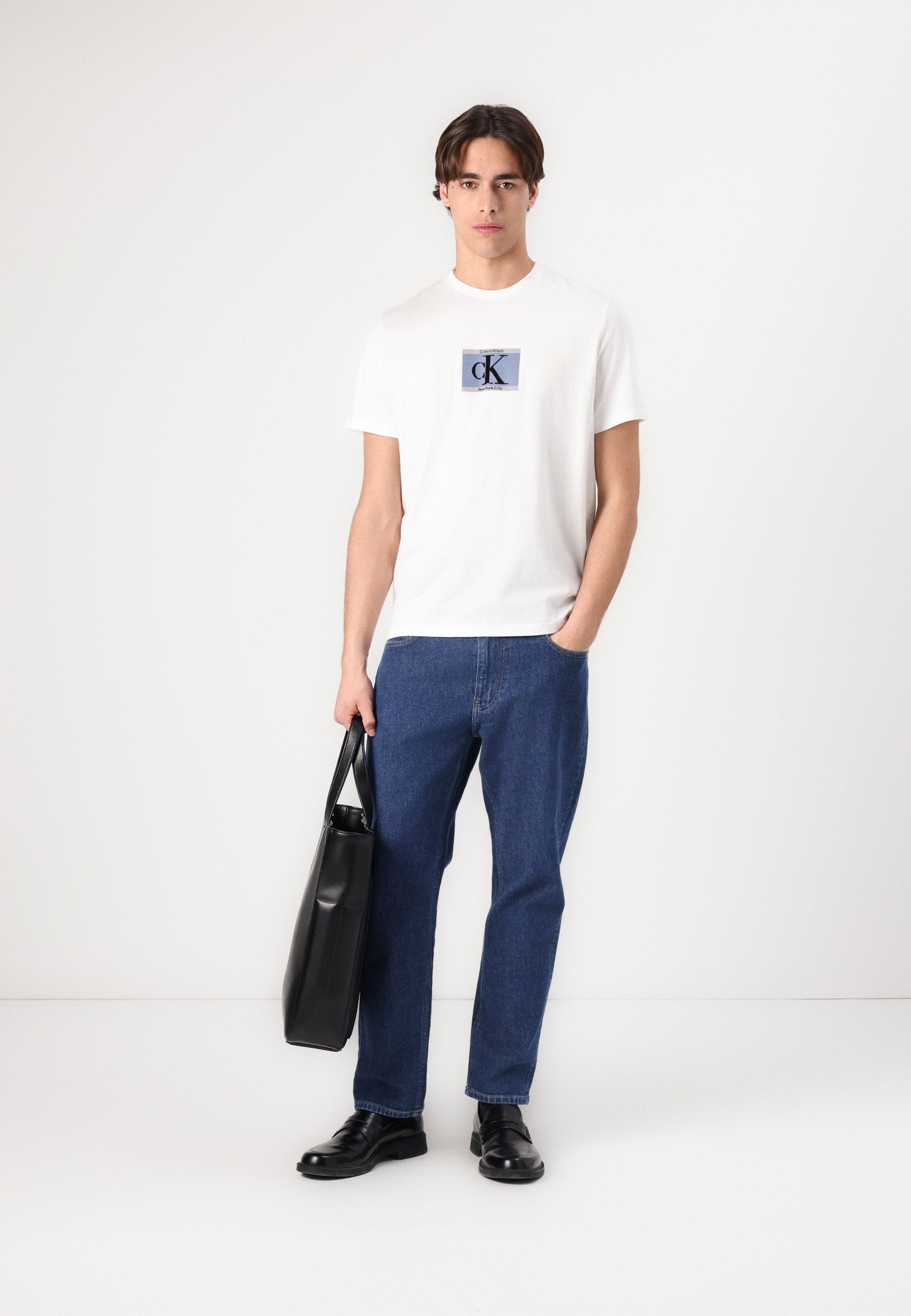 UNISEX - Print T-shirt - bright white