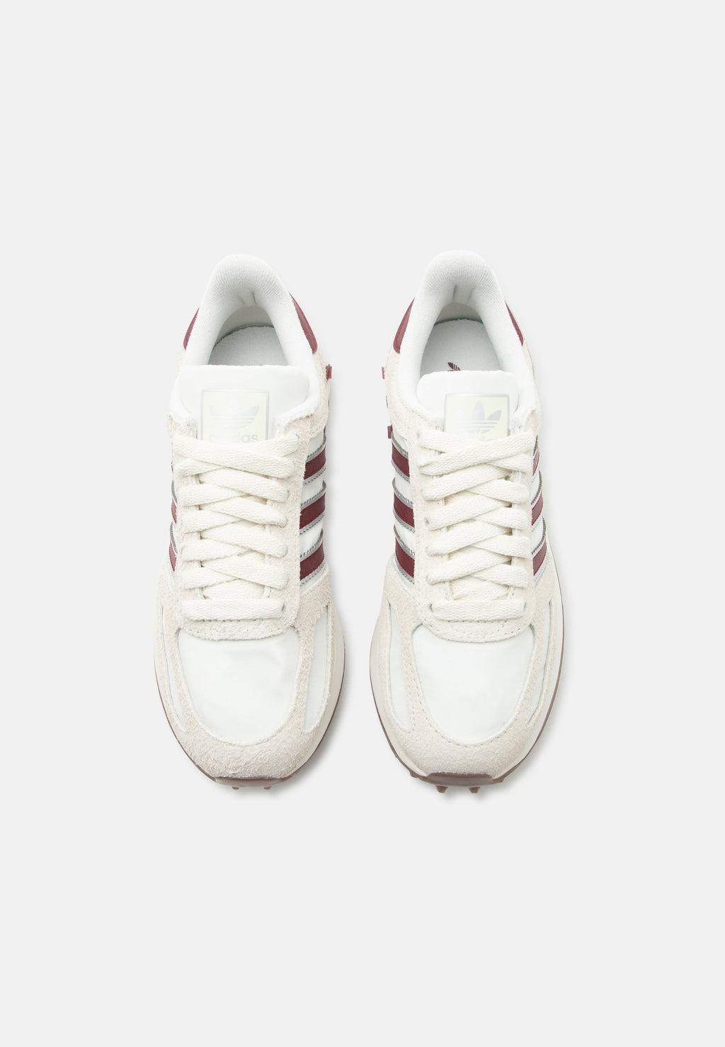 LA TRAINER OG - Baskets - blanc cassé/rouge ombre/blanc crème