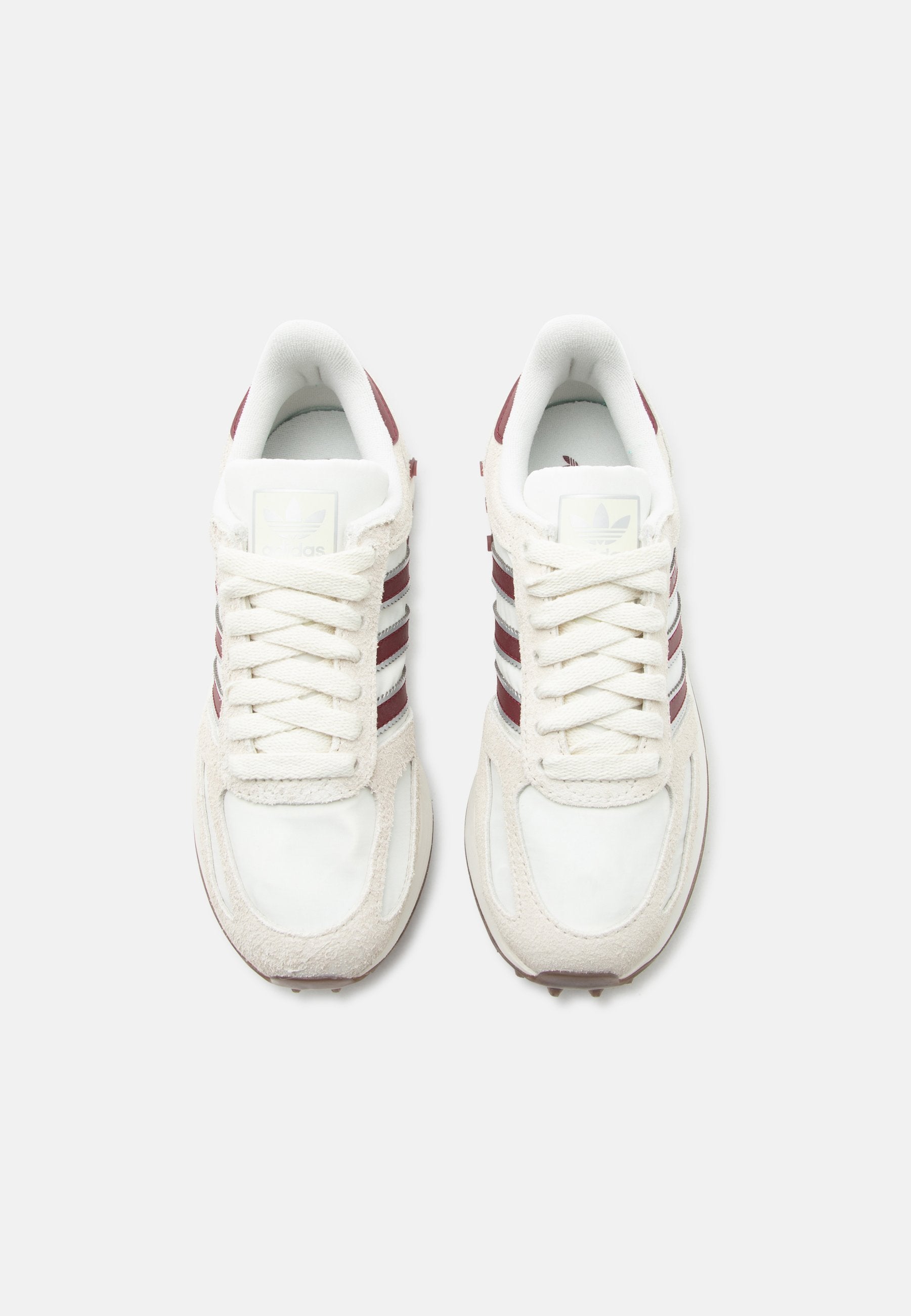 LA TRAINER OG - Baskets - blanc cassé/rouge ombre/blanc crème