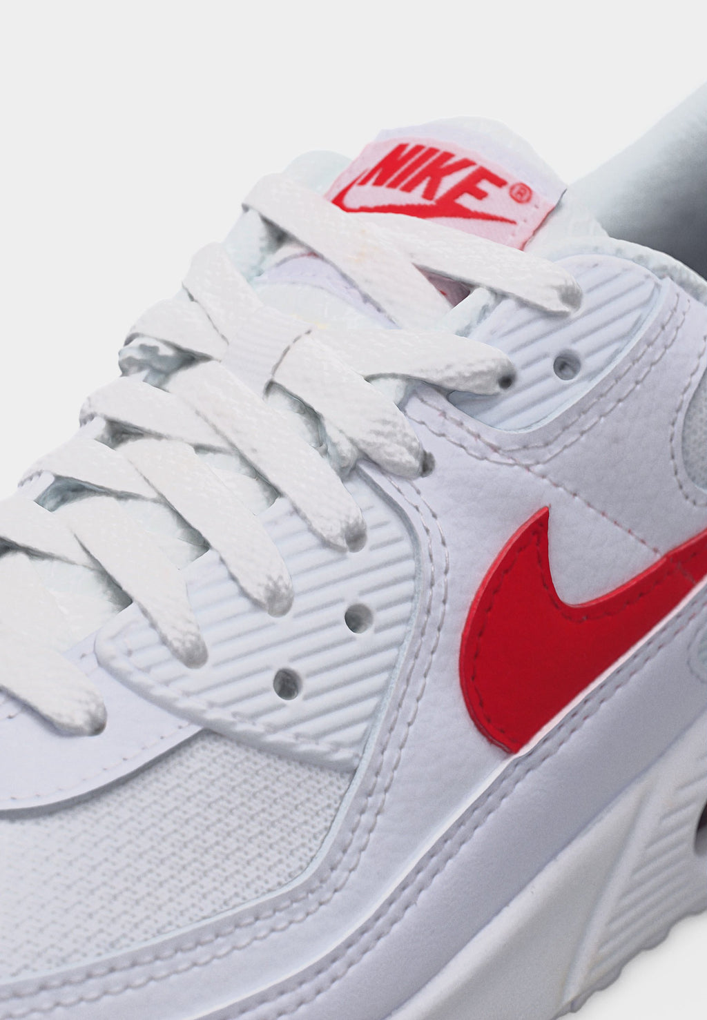 AIR MAX 90 - Trainers - white/university red
