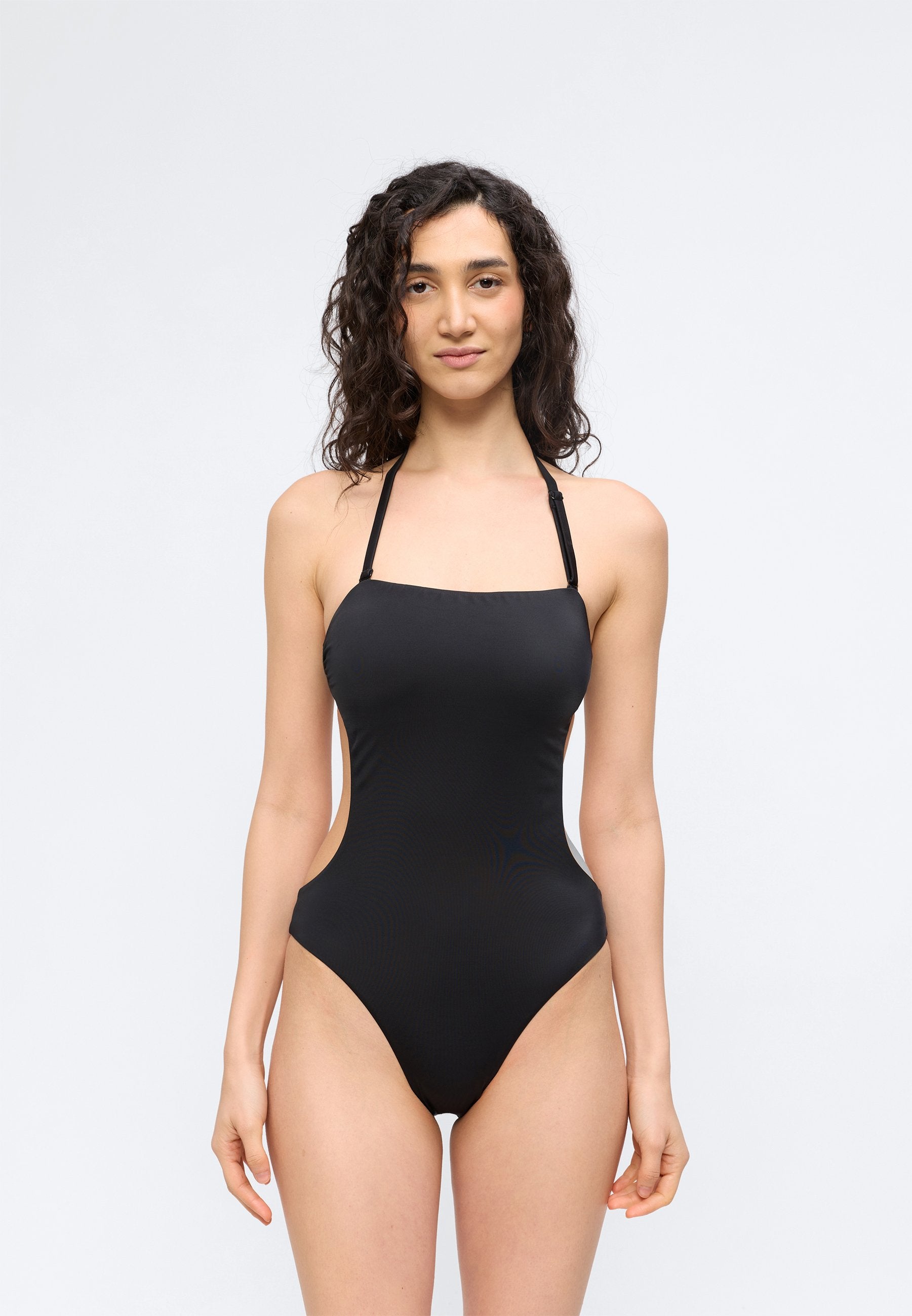 STRAPLESS ONE PIECE INTENSE POWER SWIM - Swimsuit - black