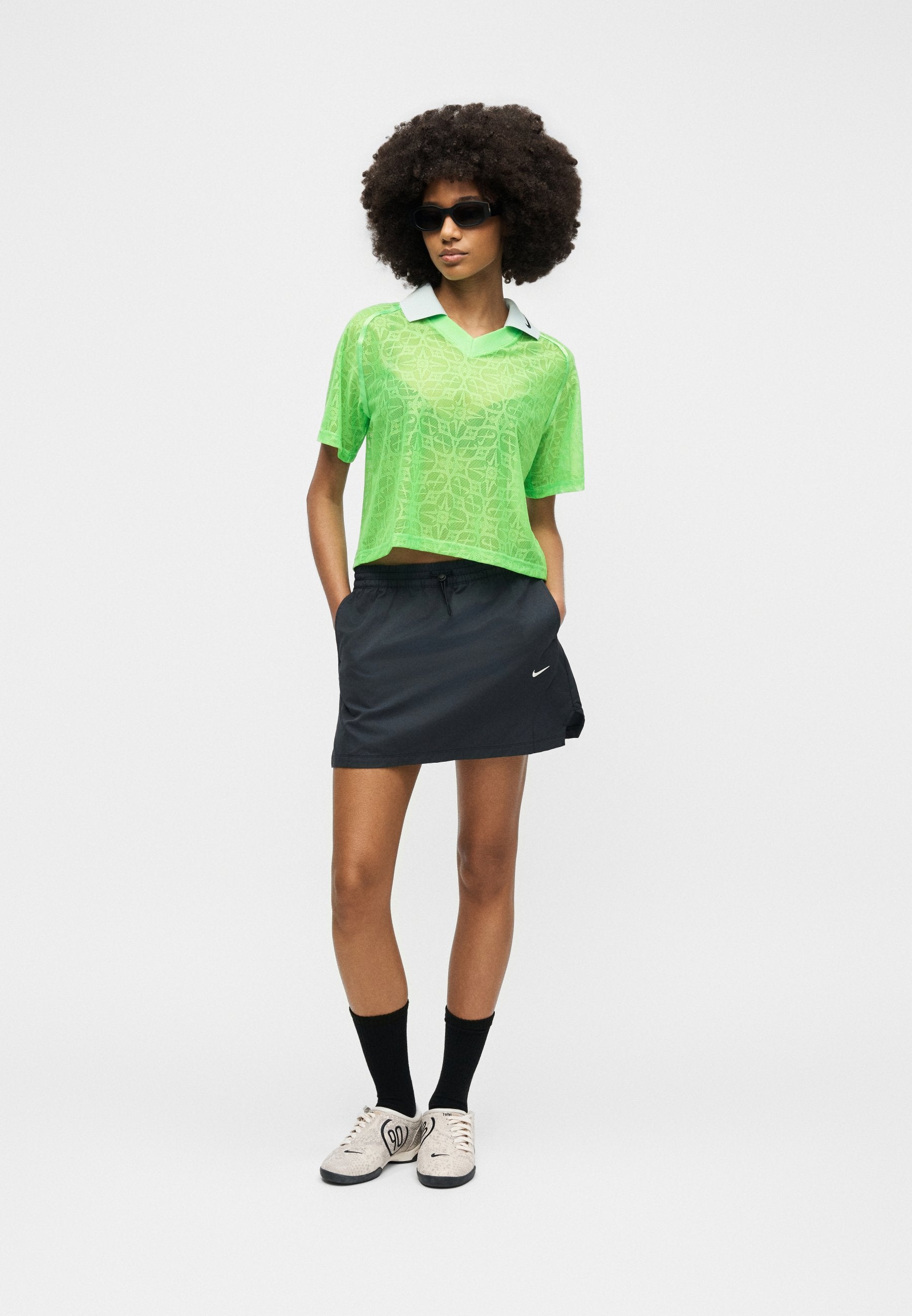 STREET  - Polo shirt - green strike/pure platinum/black