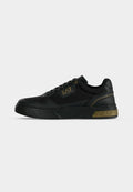PREMIUM COURT - Baskets - triple noir/couleur or
