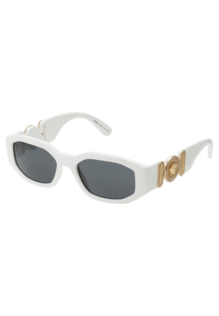 UNISEX - Sunglasses - white/black