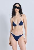 ESSENTIALS CHEEKY HIGH LEG - Bikini bottoms - preppy navy