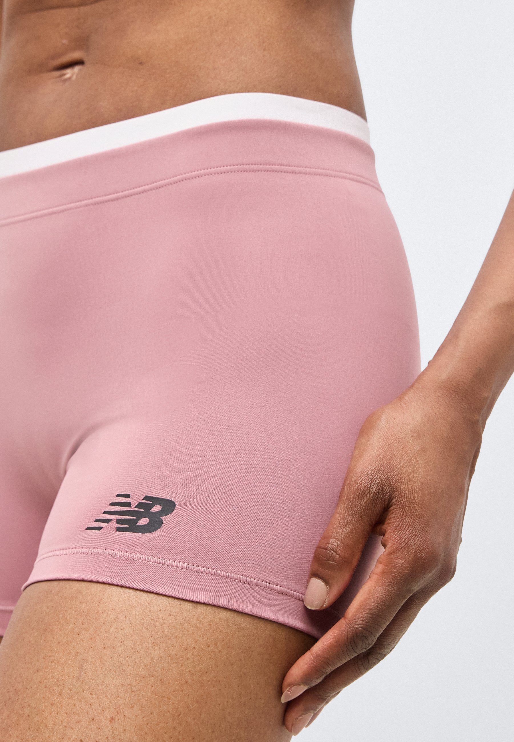 FAST DAYS HOT SHORT - Short running tights - rosewood
