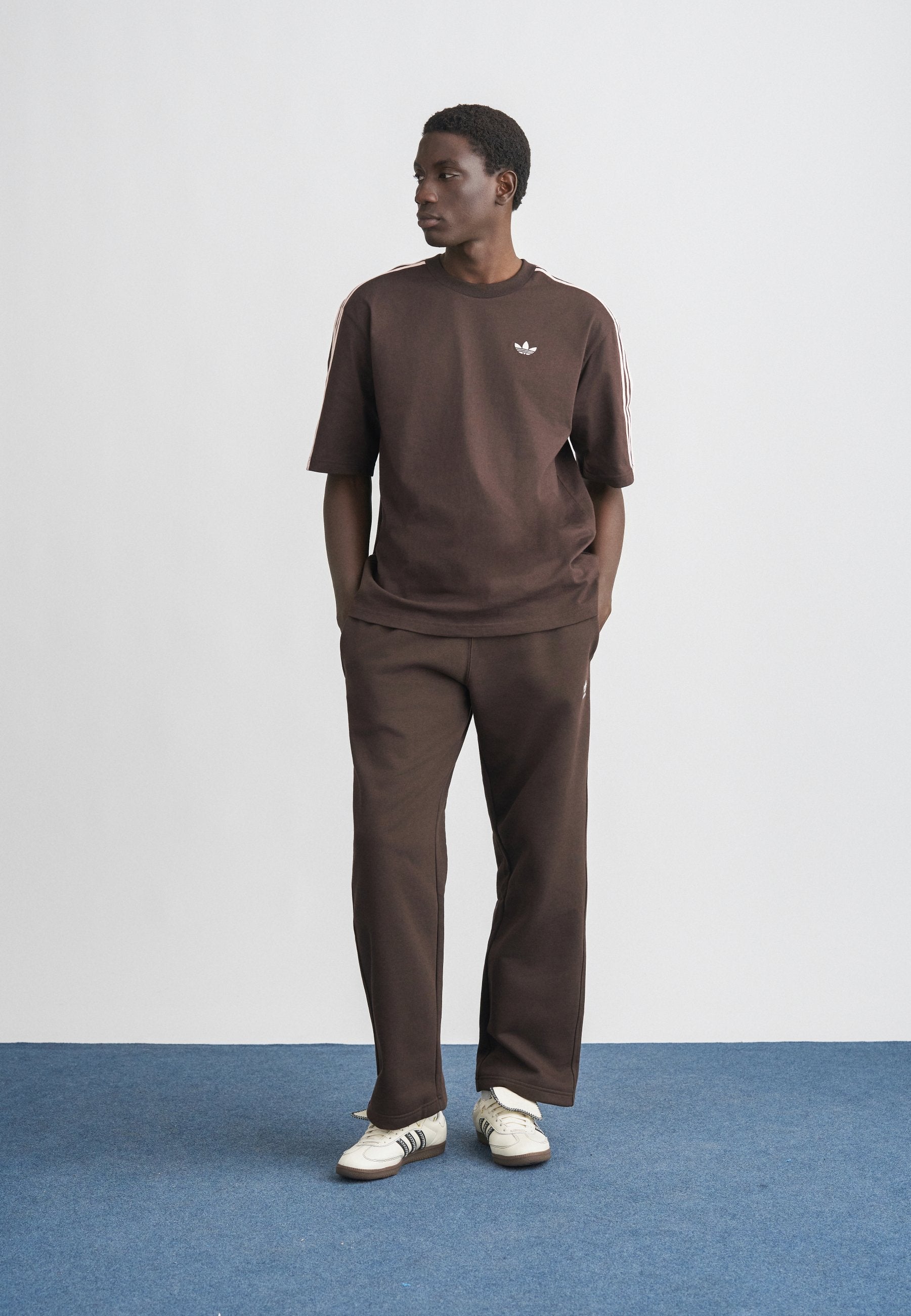 سروال رياضي LOOSE UNISEX - قهوة شفق