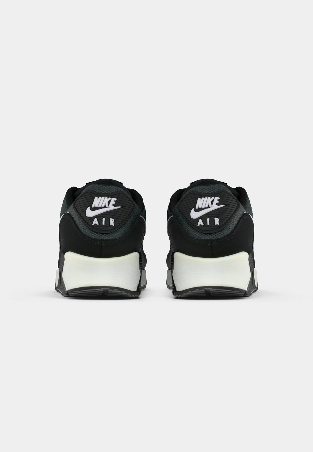 AIR MAX 90 - Spor ayakkabı - siyah/beyaz/metalik gümüş renkli